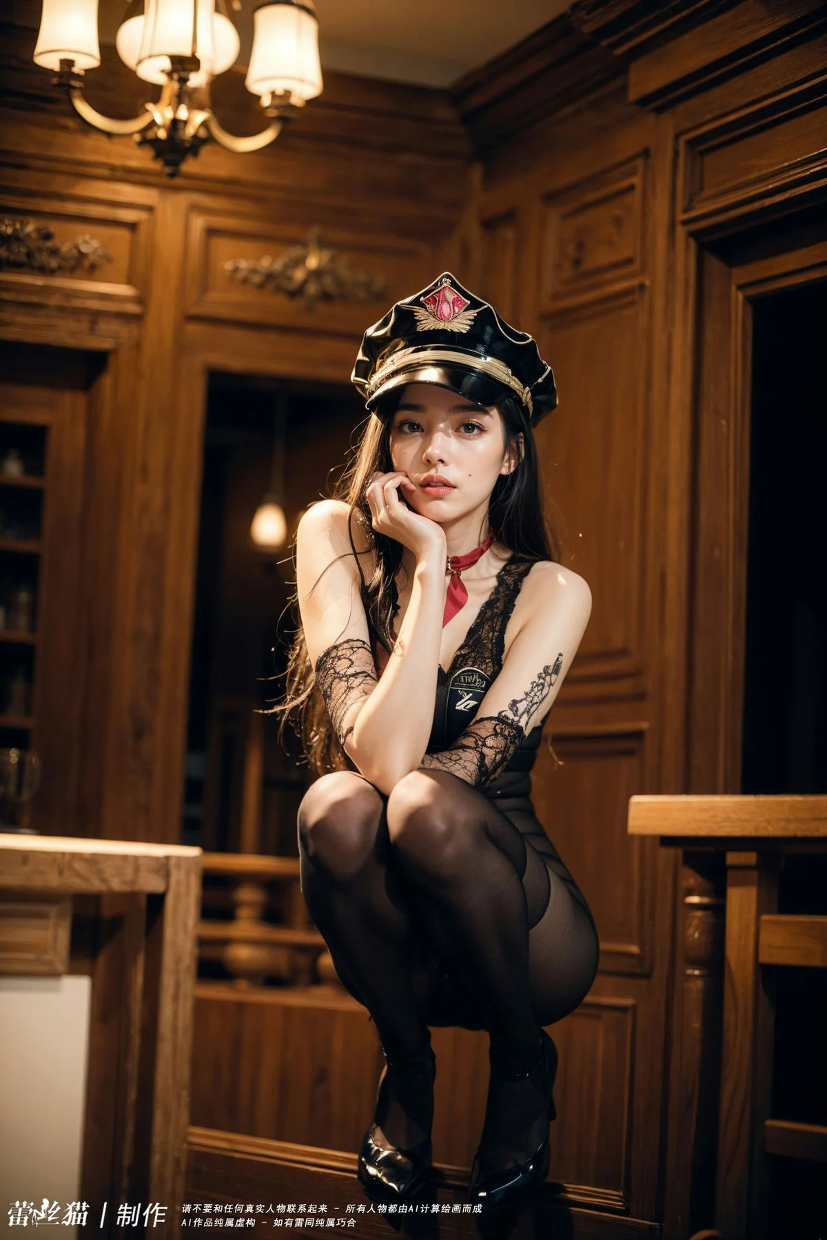 AIG  No.086 黑丝女警性感制服 - 5