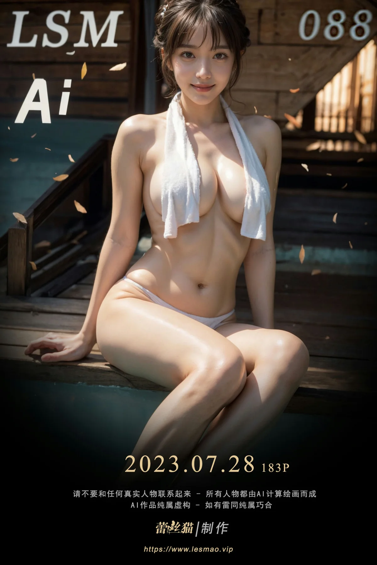 AIG  No.088 公共浴场里的清纯姑娘 - 1