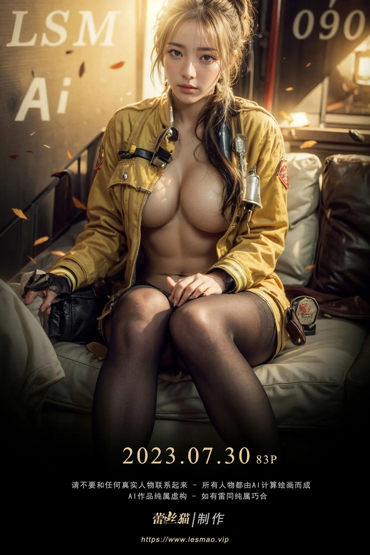 AIG  No.090 消防性感爆乳女神 - 1