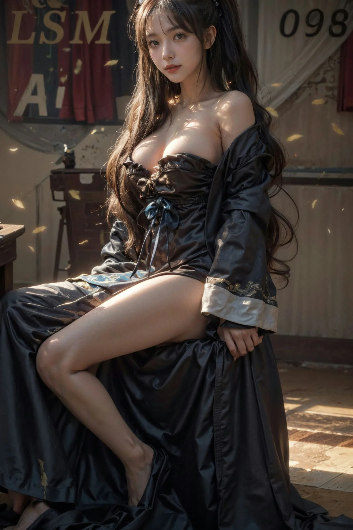 AIG  No.098 爆乳酥胸丝绸宫廷 - 1