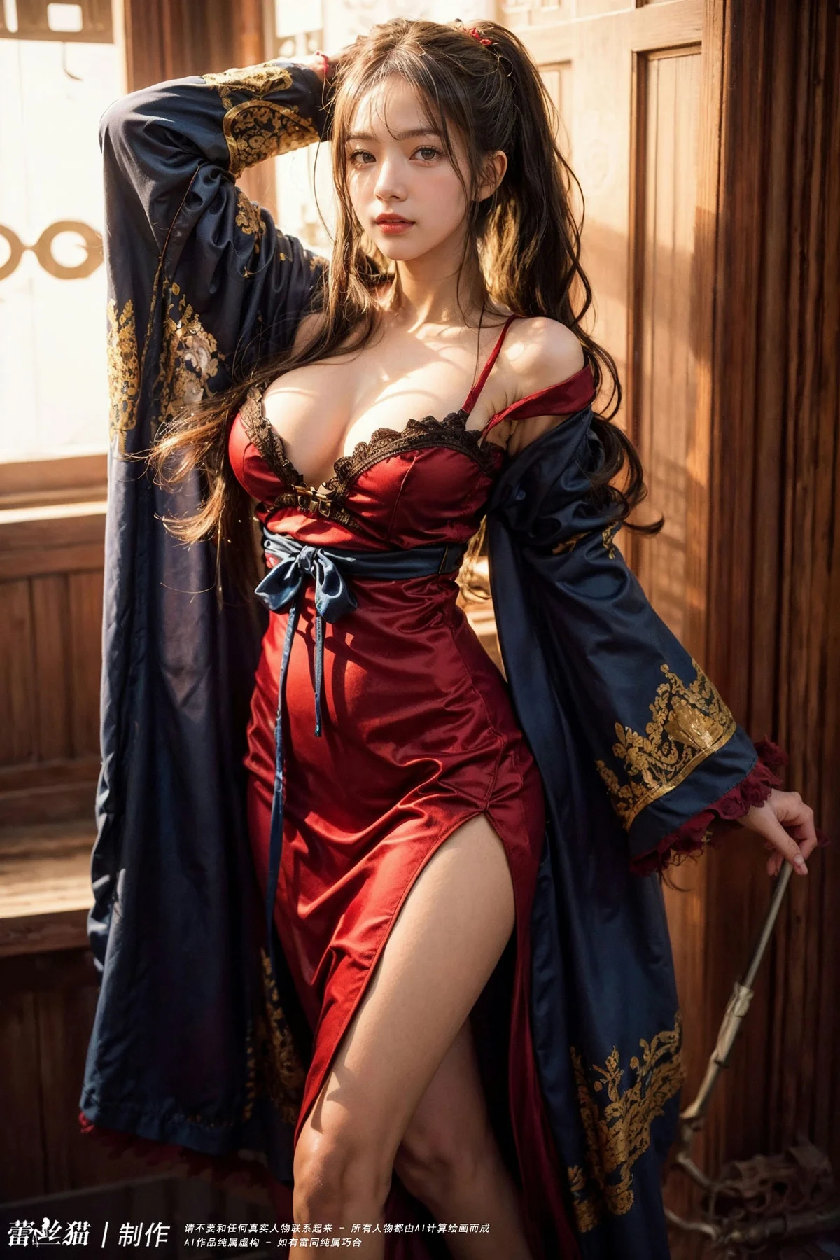 AIG  No.098 爆乳酥胸丝绸宫廷 - 4