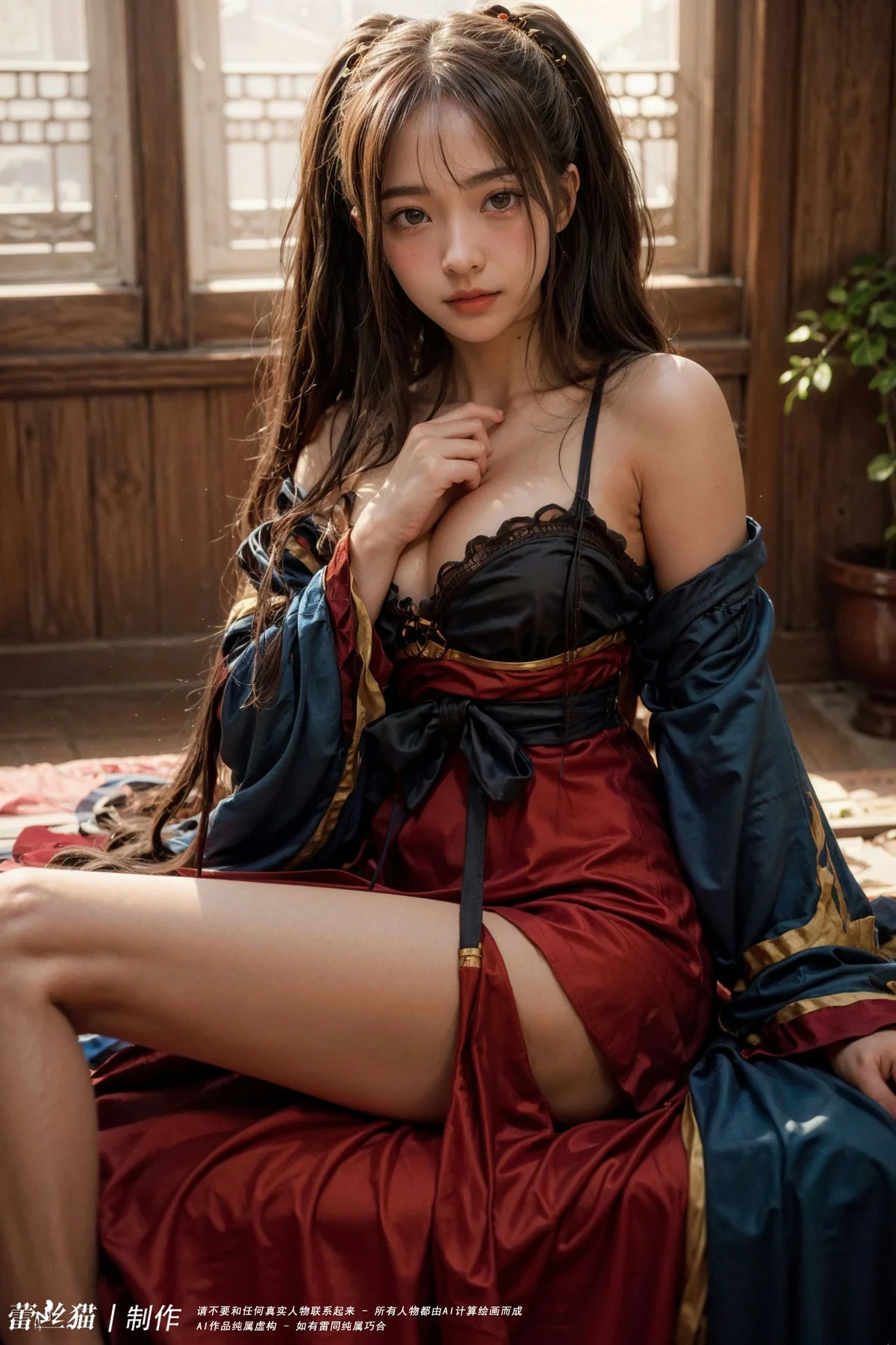 AIG  No.098 爆乳酥胸丝绸宫廷 - 1