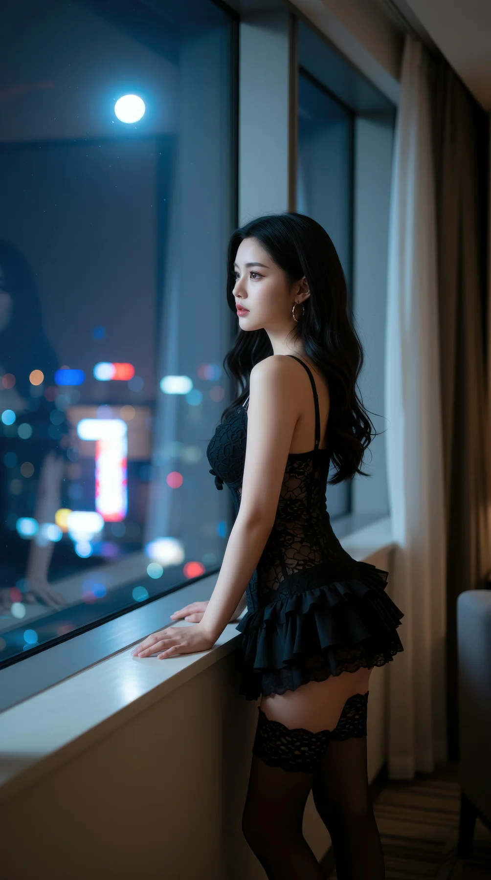 AIG  No.107 乐瑶 美女私房黑丝写真 - 1