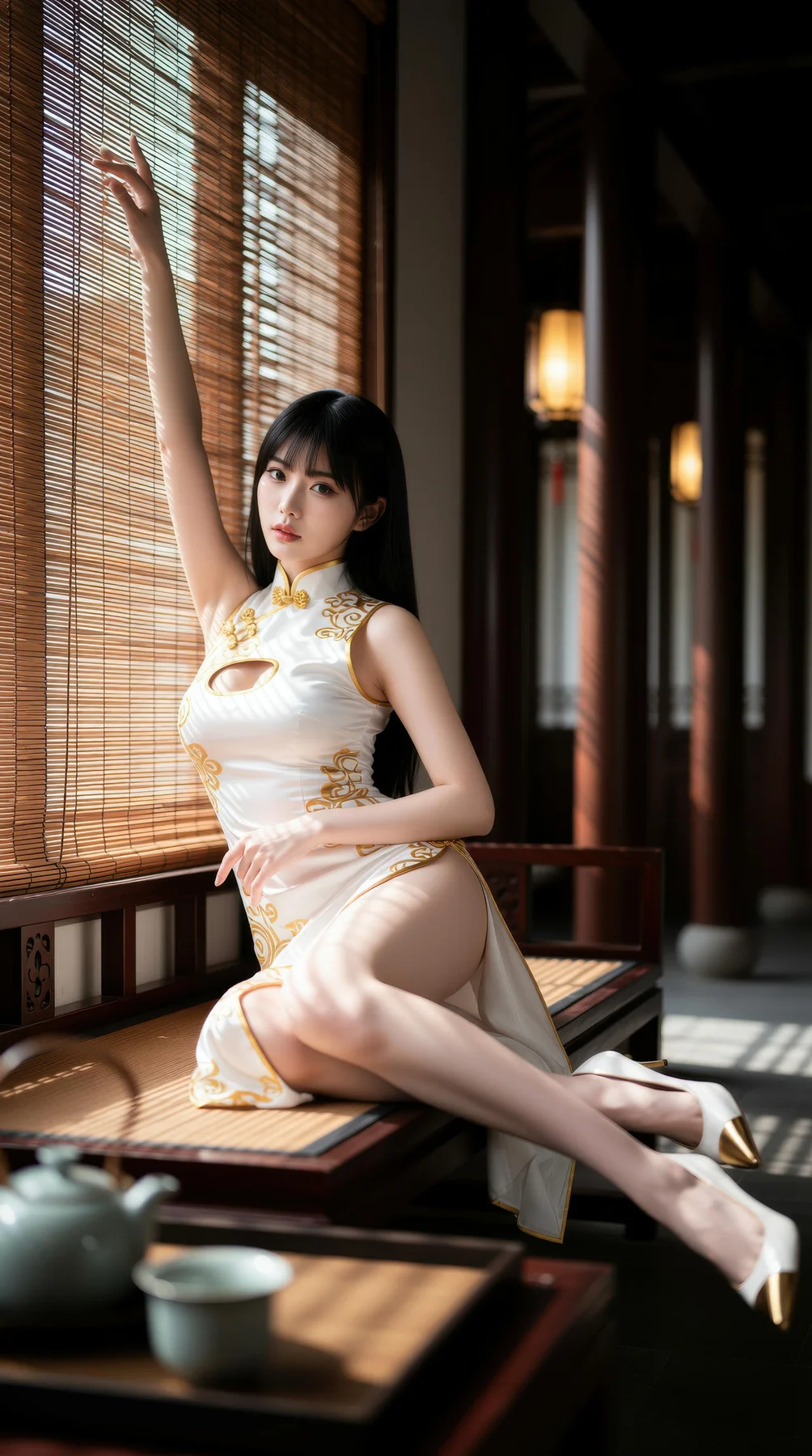 AIG  No.110 长发美女旗袍性感美腿 - 10