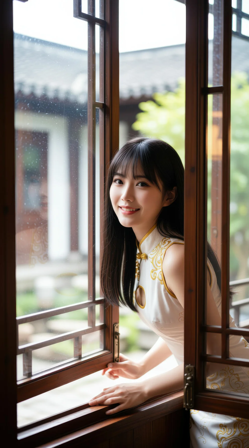 AIG  No.110 长发美女旗袍性感美腿 - 7