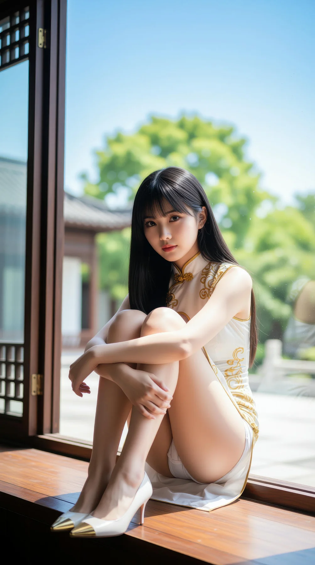 AIG  No.110 长发美女旗袍性感美腿 - 8