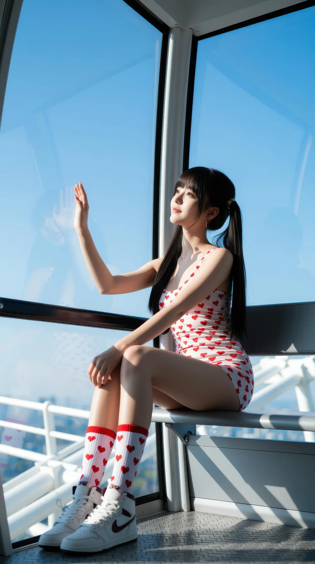 AIG  No.113 柚柚sasa 双马尾游乐场写真 - 8