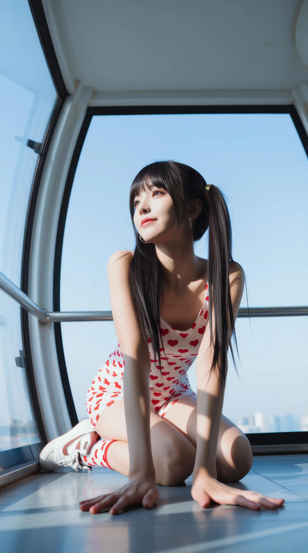 AIG  No.113 柚柚sasa 双马尾游乐场写真 - 9