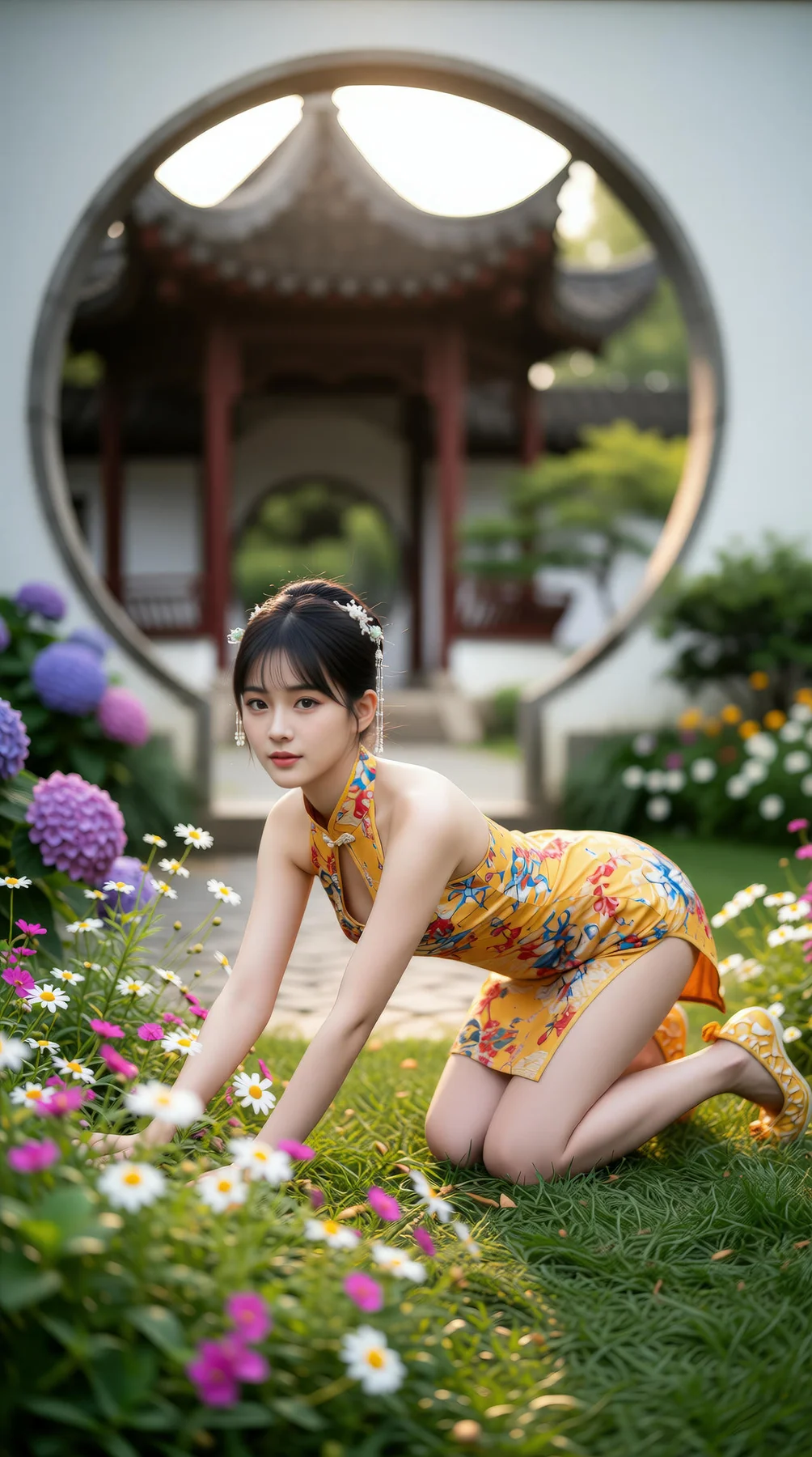 AIG  No.115 茗灵儿 旗袍制服美腿写真 - 4