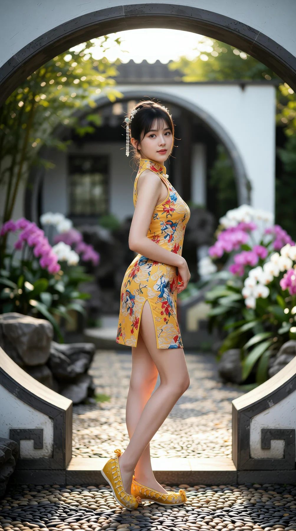 AIG  No.115 茗灵儿 旗袍制服美腿写真 - 7