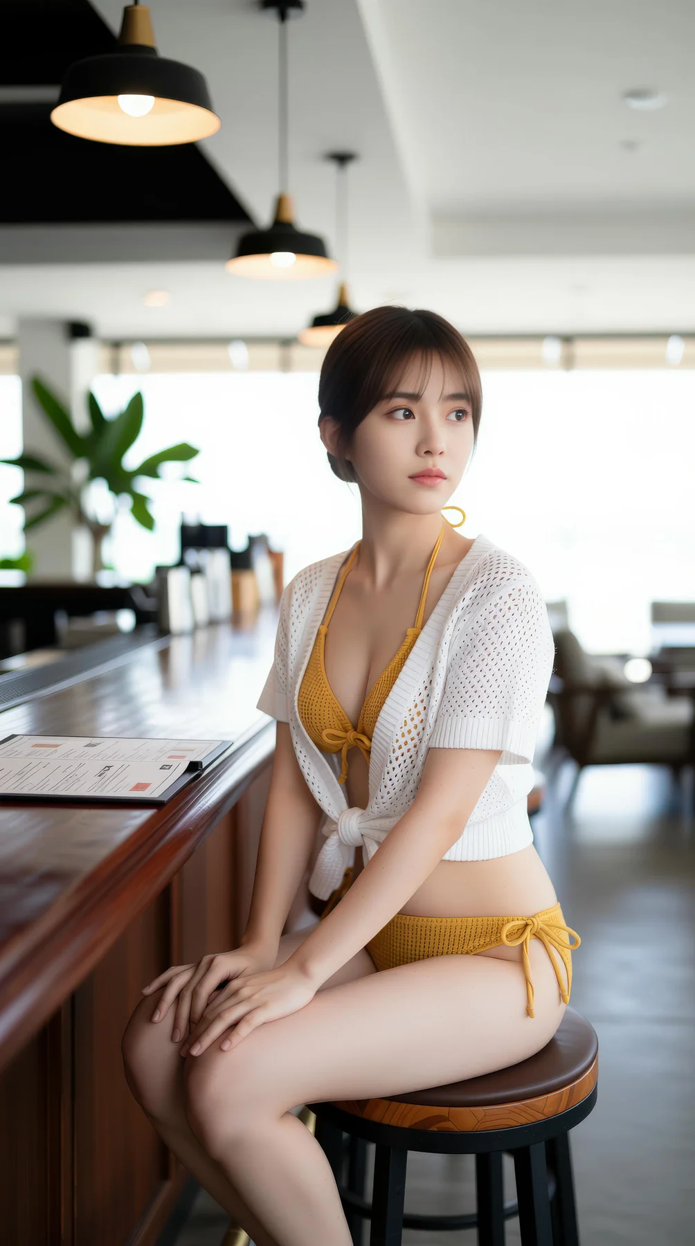 AIG  No.117 奶盖布丁luna 巴厘岛性感比基尼 - 7