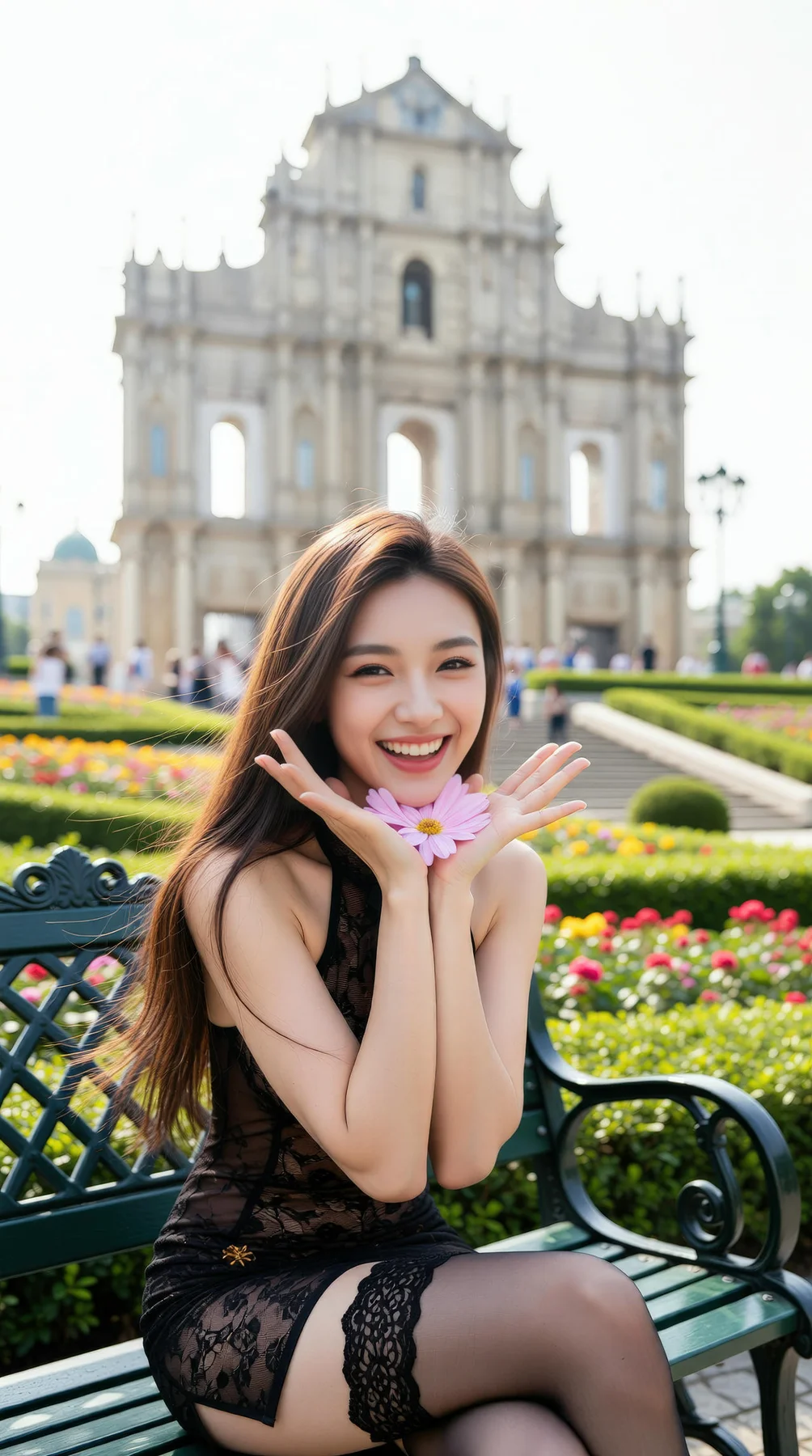 AIG  No.127 猫猫er豪华赌城黑丝美女 - 1