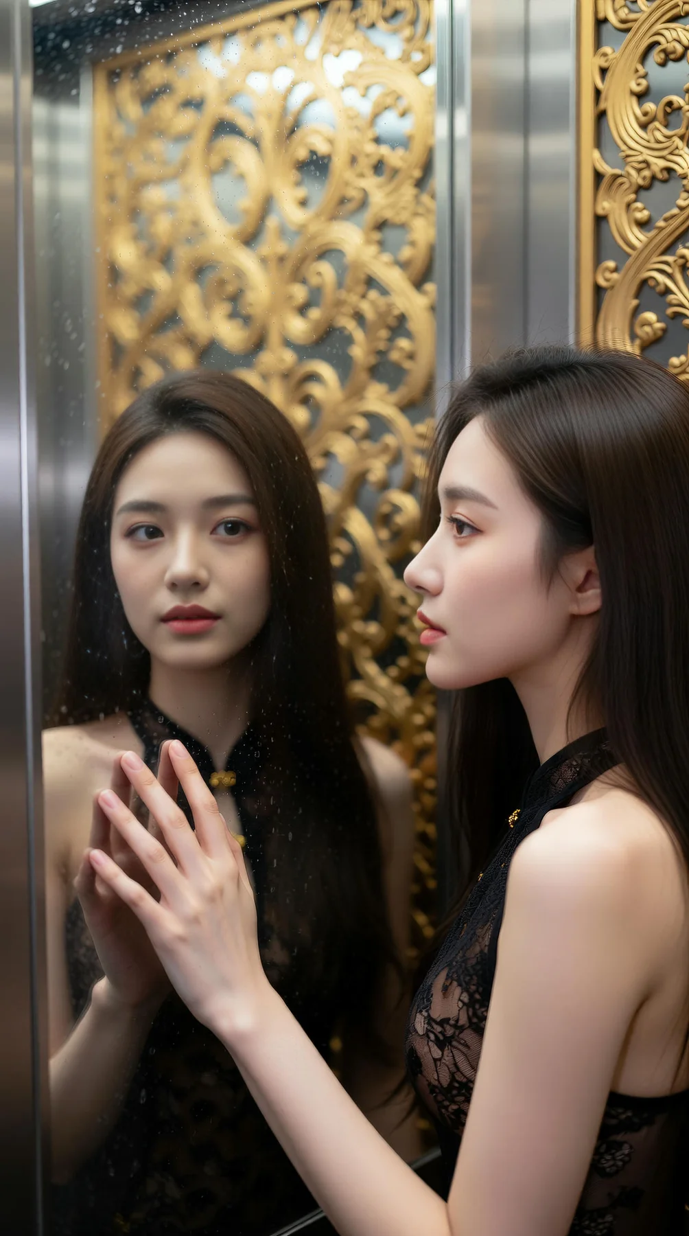 AIG  No.127 猫猫er豪华赌城黑丝美女 - 1