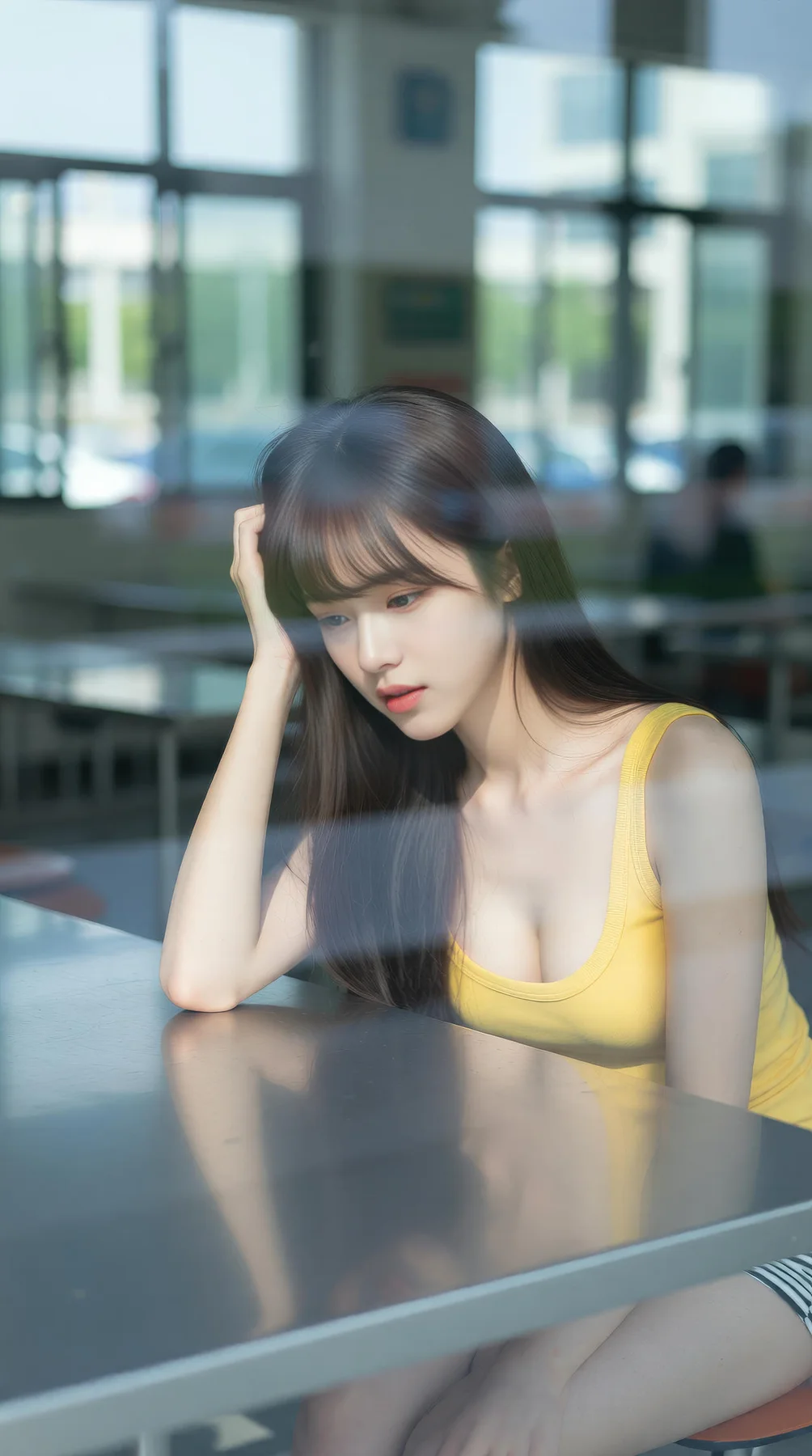 AIG  No.128 茗梓清纯打工妹的一天 - 8