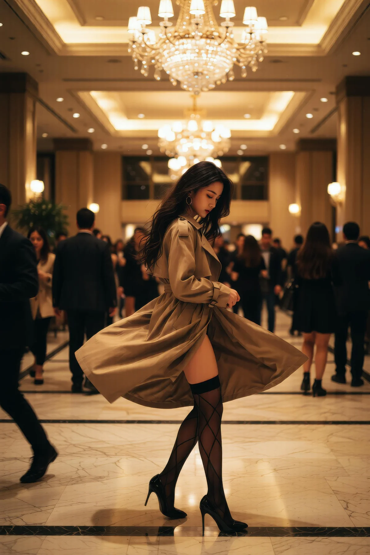 AIG  No.137 乐瑶风衣美腿黑丝写真 - 10