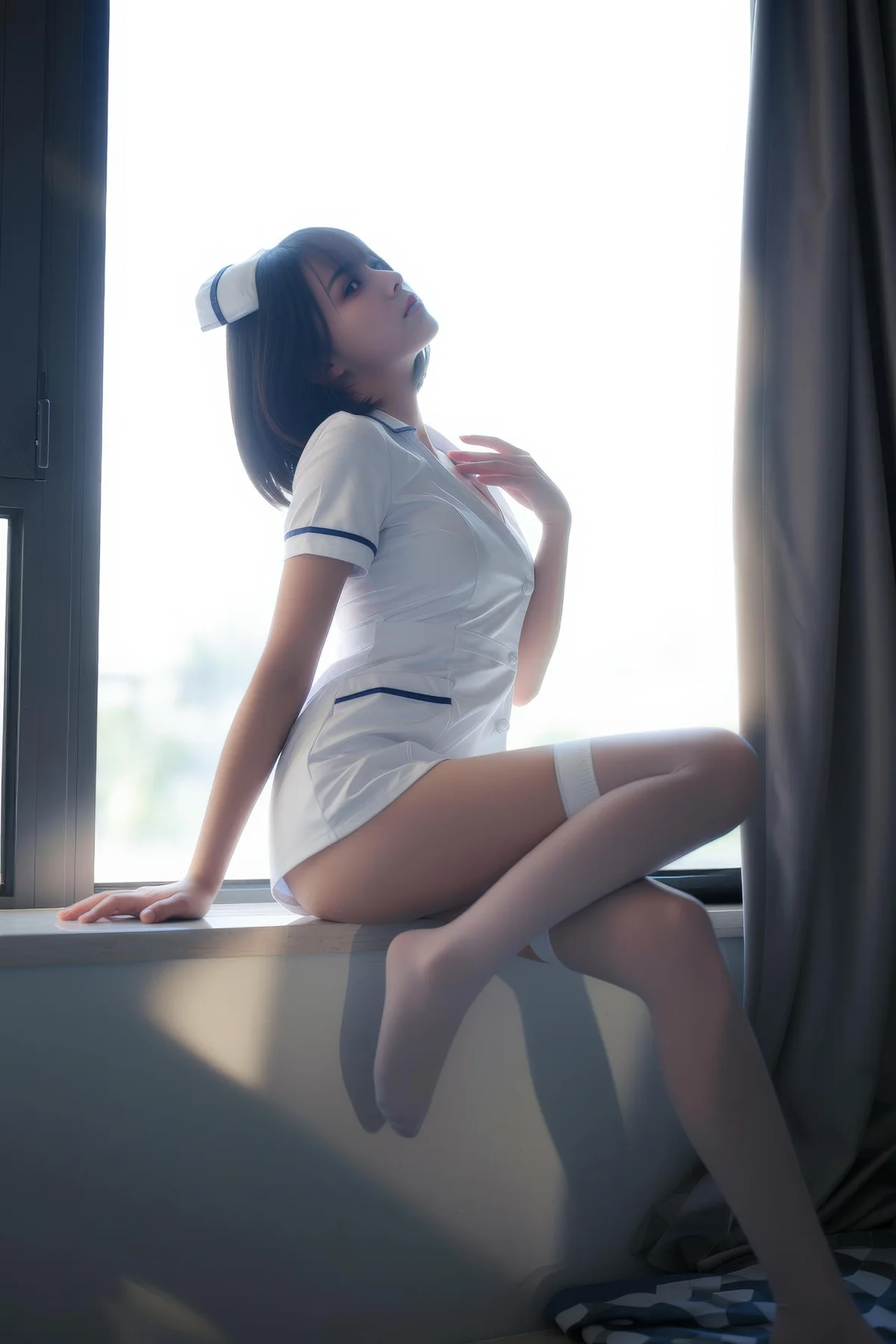 AIG  No.140 淑儿护士制服短发美女 - 6