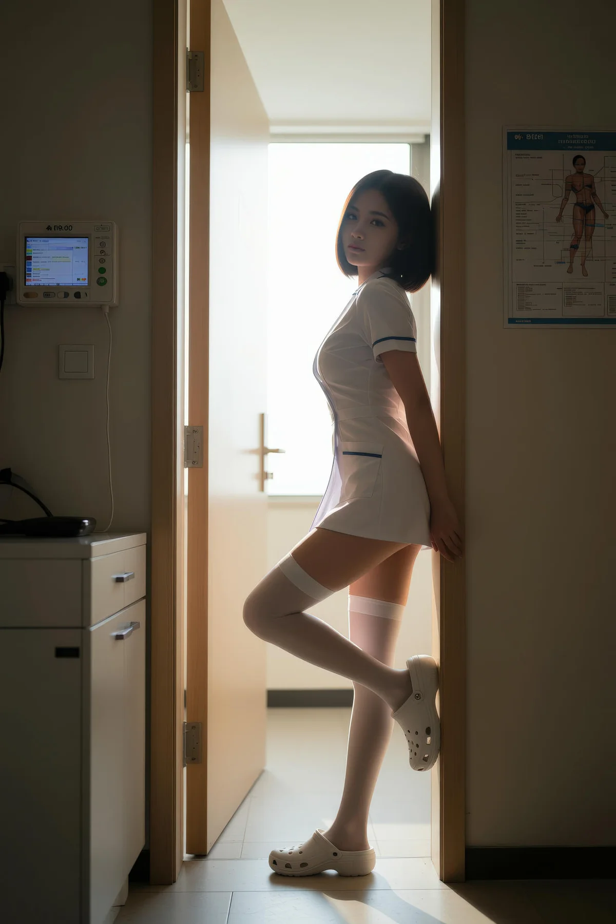 AIG  No.140 淑儿护士制服短发美女 - 7