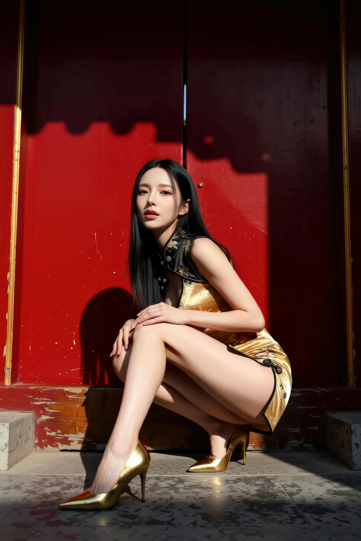 AIG  No.145 米妹超短旗袍翘臀 - 1