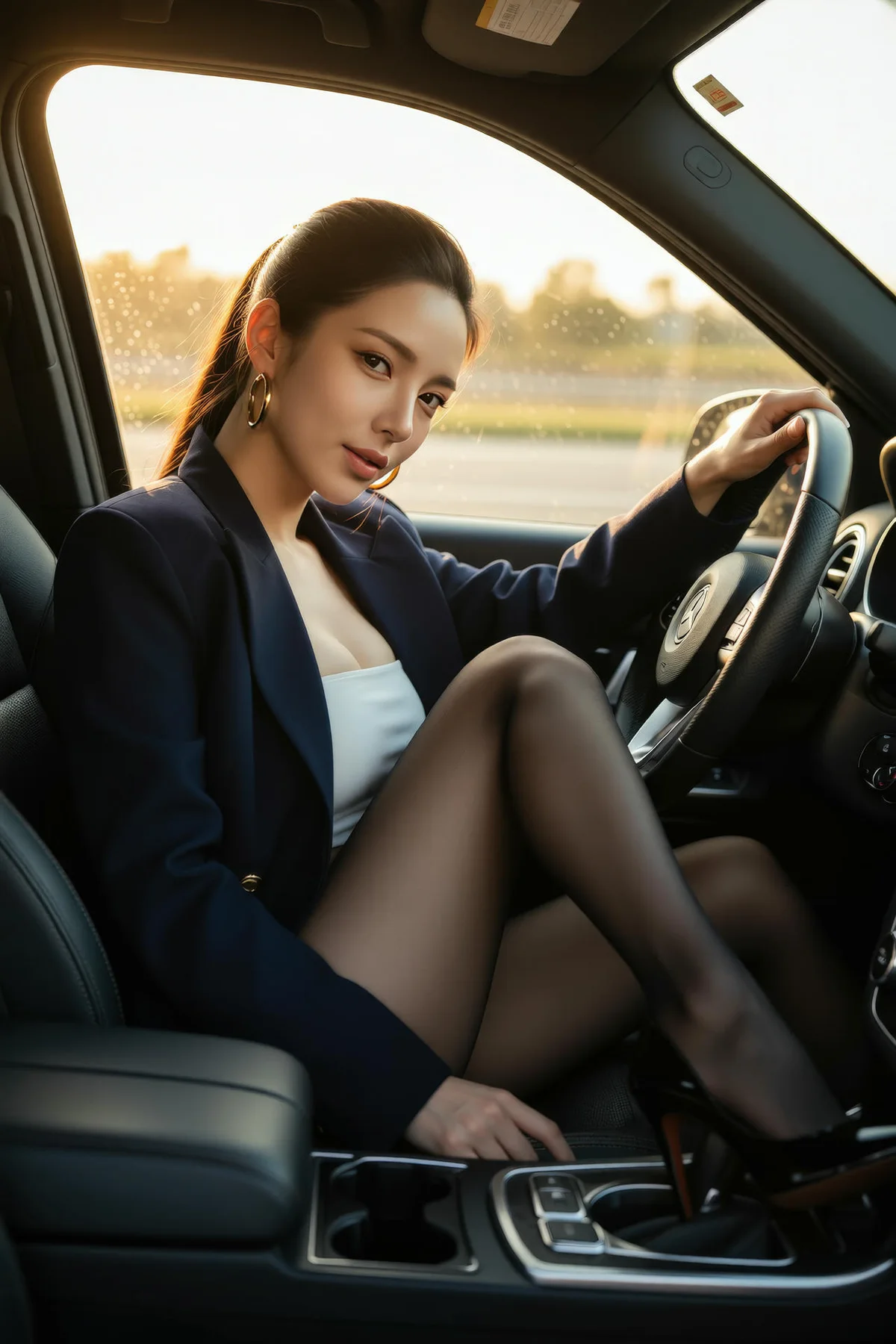 AIG  No.147 米妹超市透视黑丝 - 2