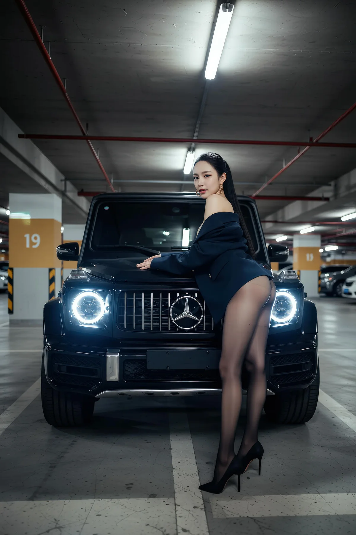 AIG  No.147 米妹超市透视黑丝 - 7