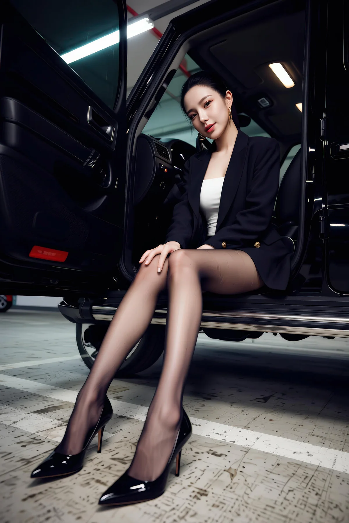 AIG  No.147 米妹超市透视黑丝 - 9