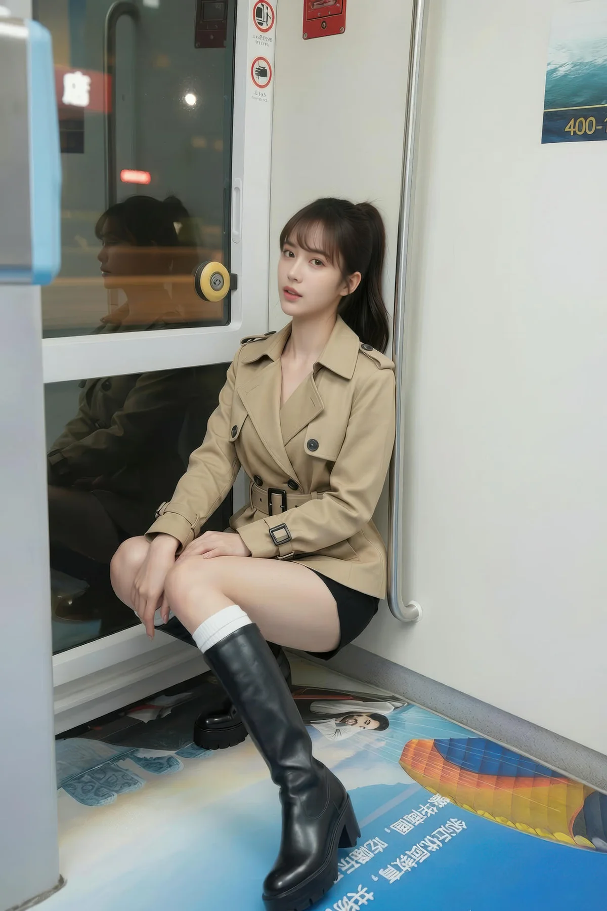 AIG  No.159 佳汐透视蕾丝连体衣 - 2