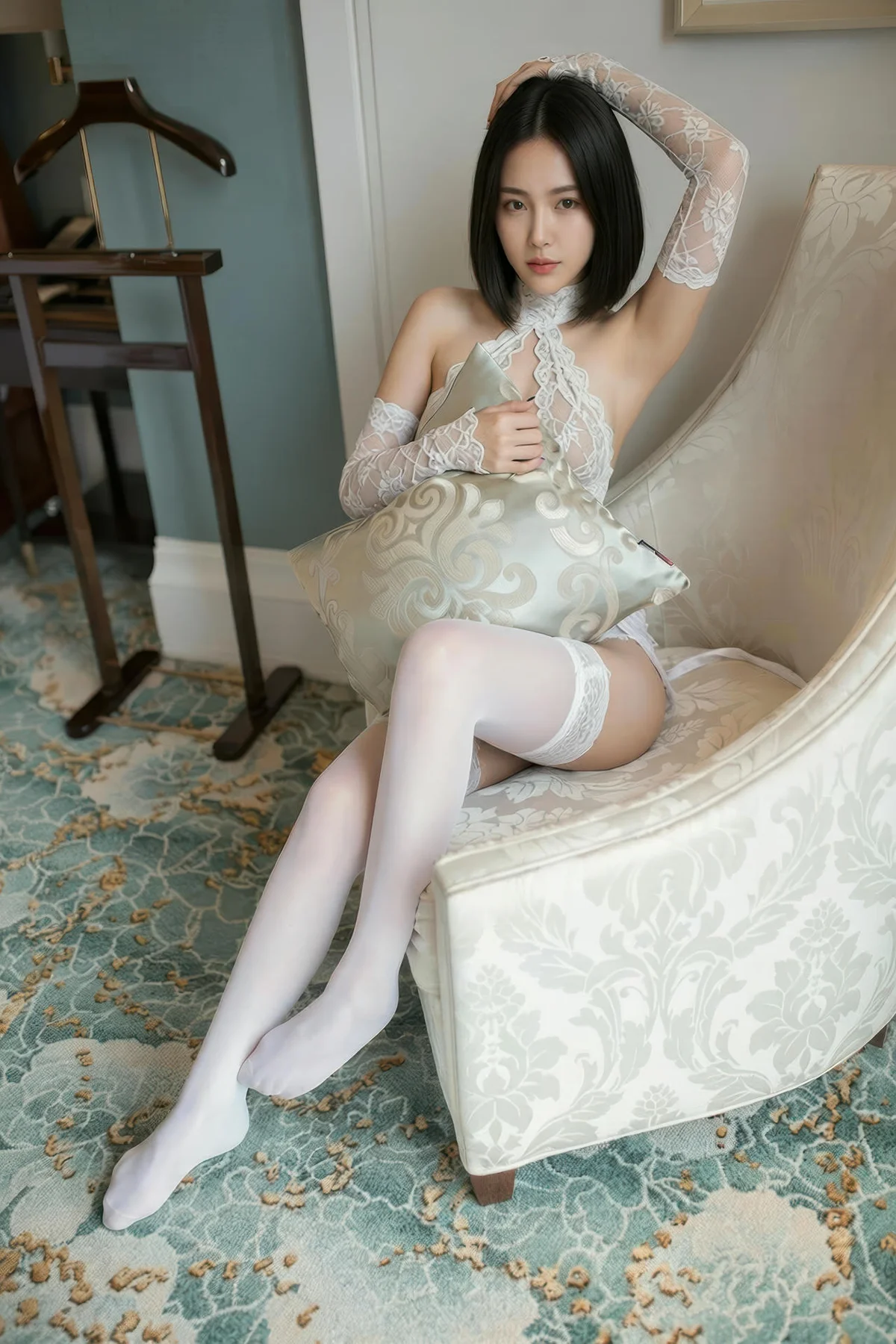 AIG  No.161 淑儿白丝情趣蕾丝 - 8