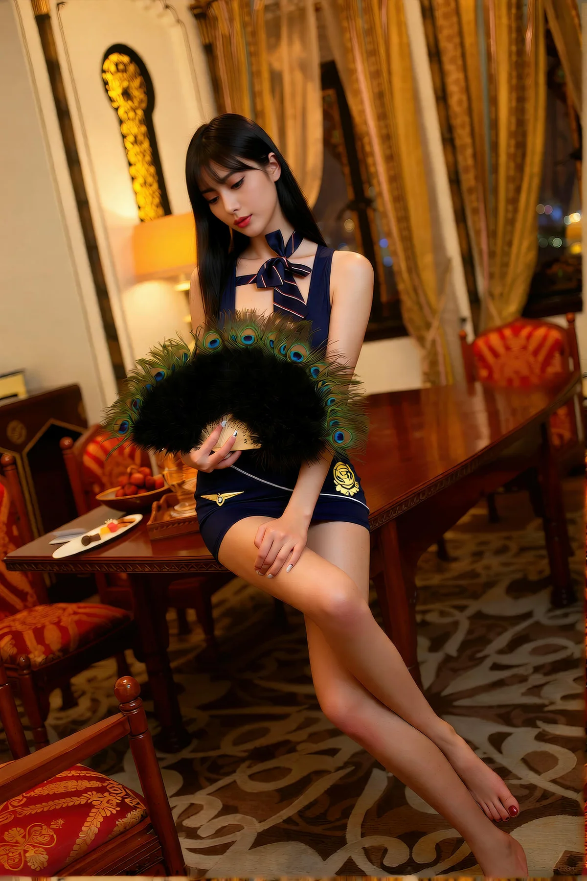 AIG  No.181 茗梓连体衣空姐爆乳 - 5