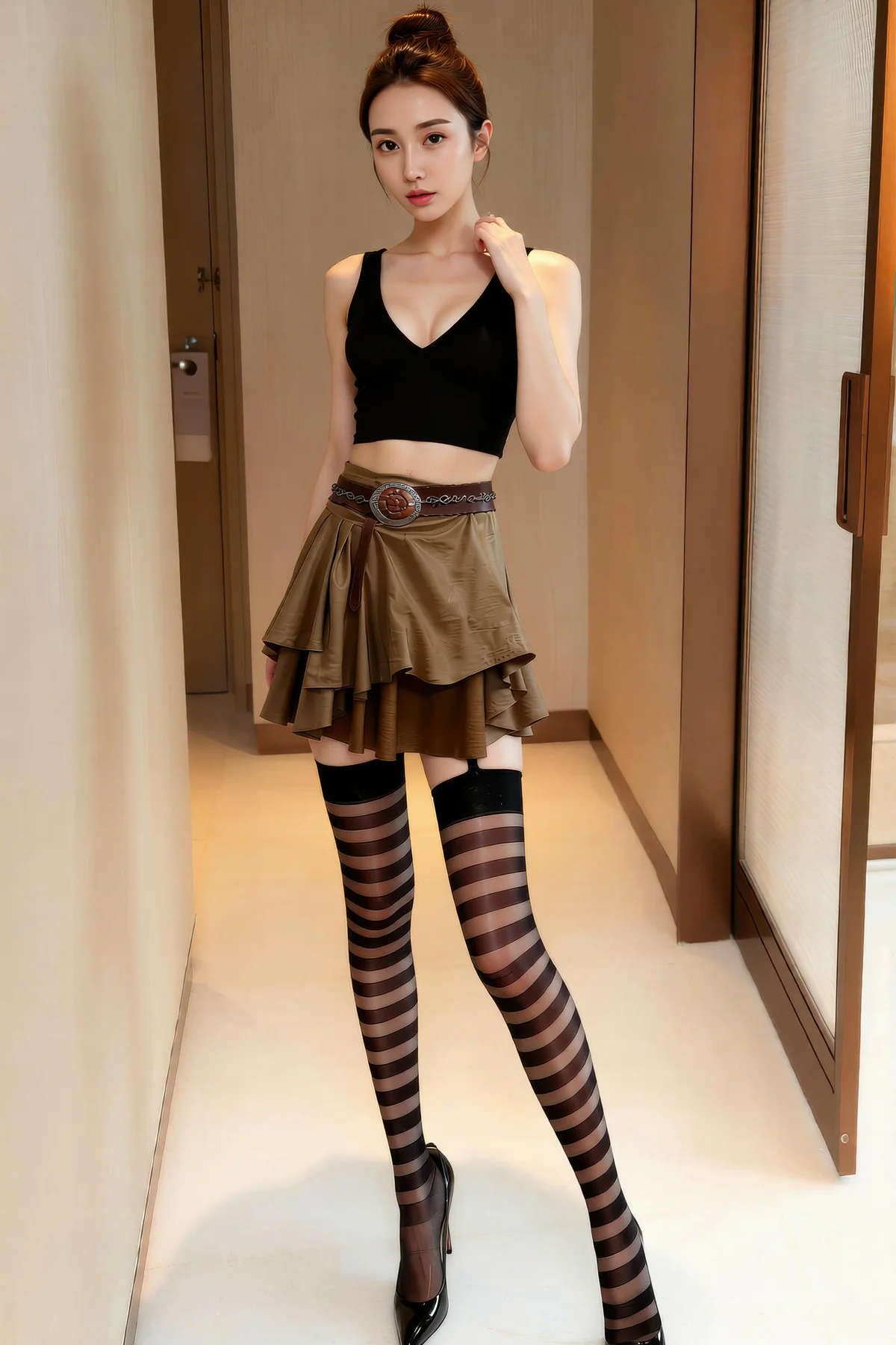 AIG  No.195 一柠翘臀黑丝私房 - 4