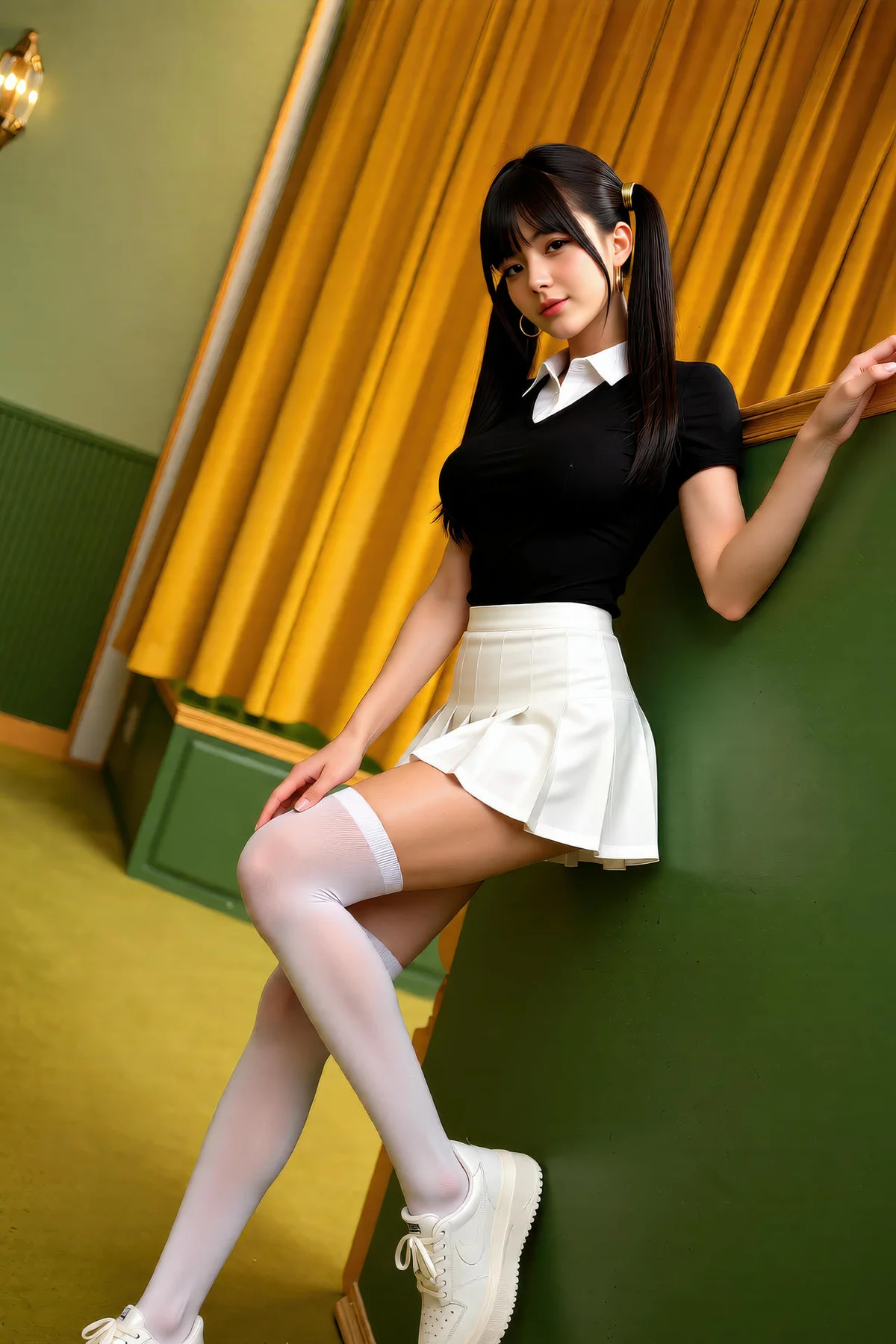 AIG  No.213 柚柚sasa短裙白丝 - 6