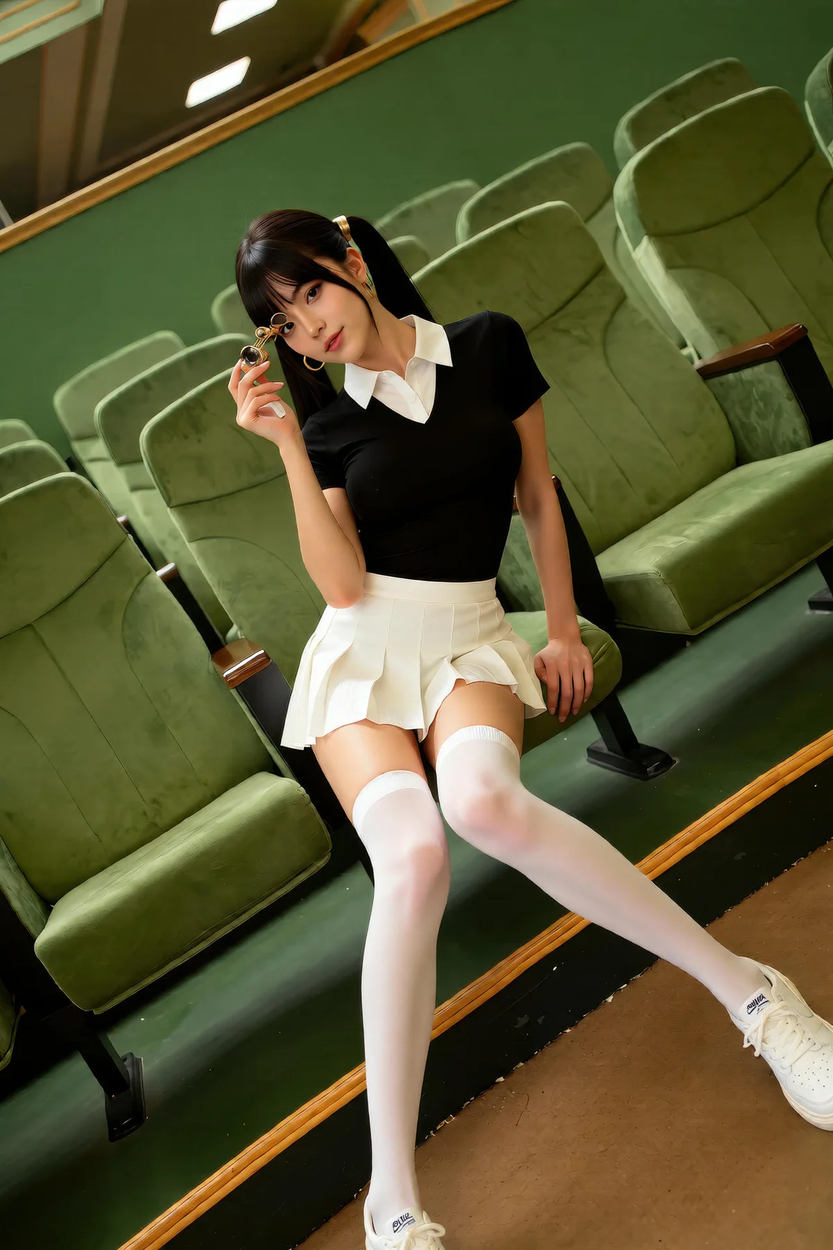 AIG  No.213 柚柚sasa短裙白丝 - 9