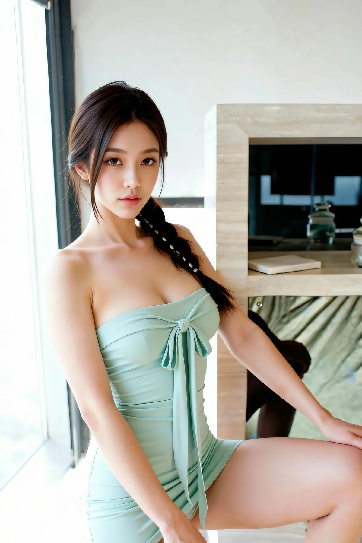 AIG  No.233 熙蕾学姐抹胸短裙 - 2