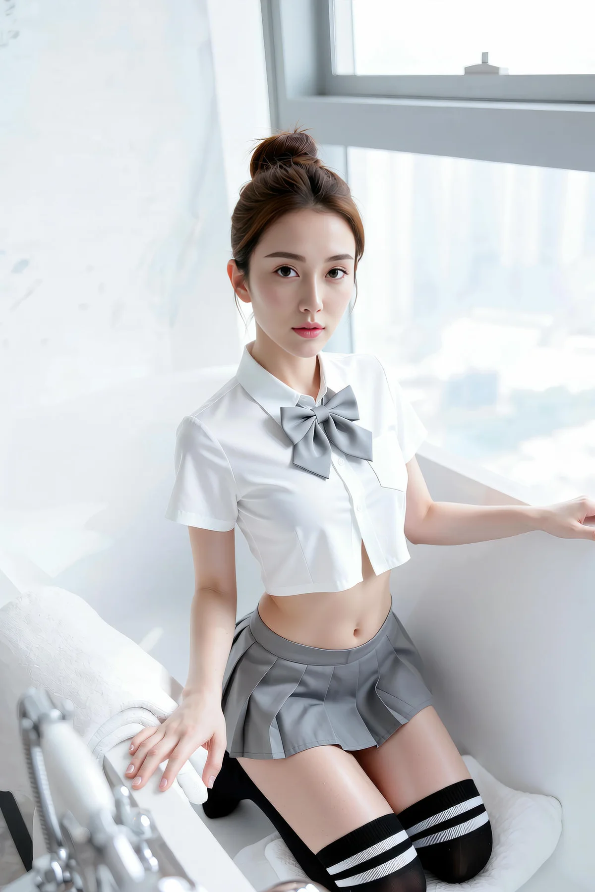 AIG  No.242 一柠jk制服短裙 - 3