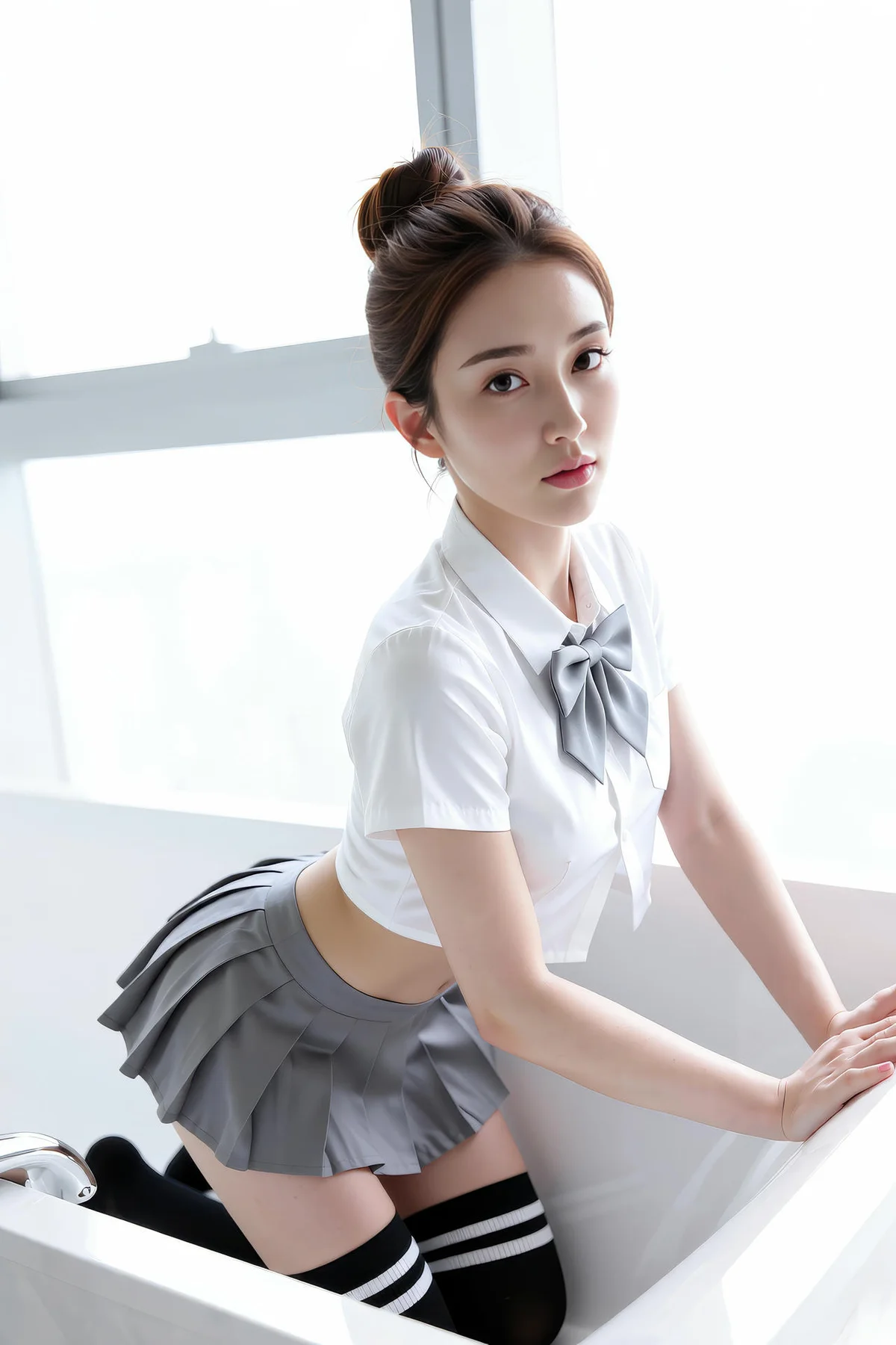 AIG  No.242 一柠jk制服短裙 - 8