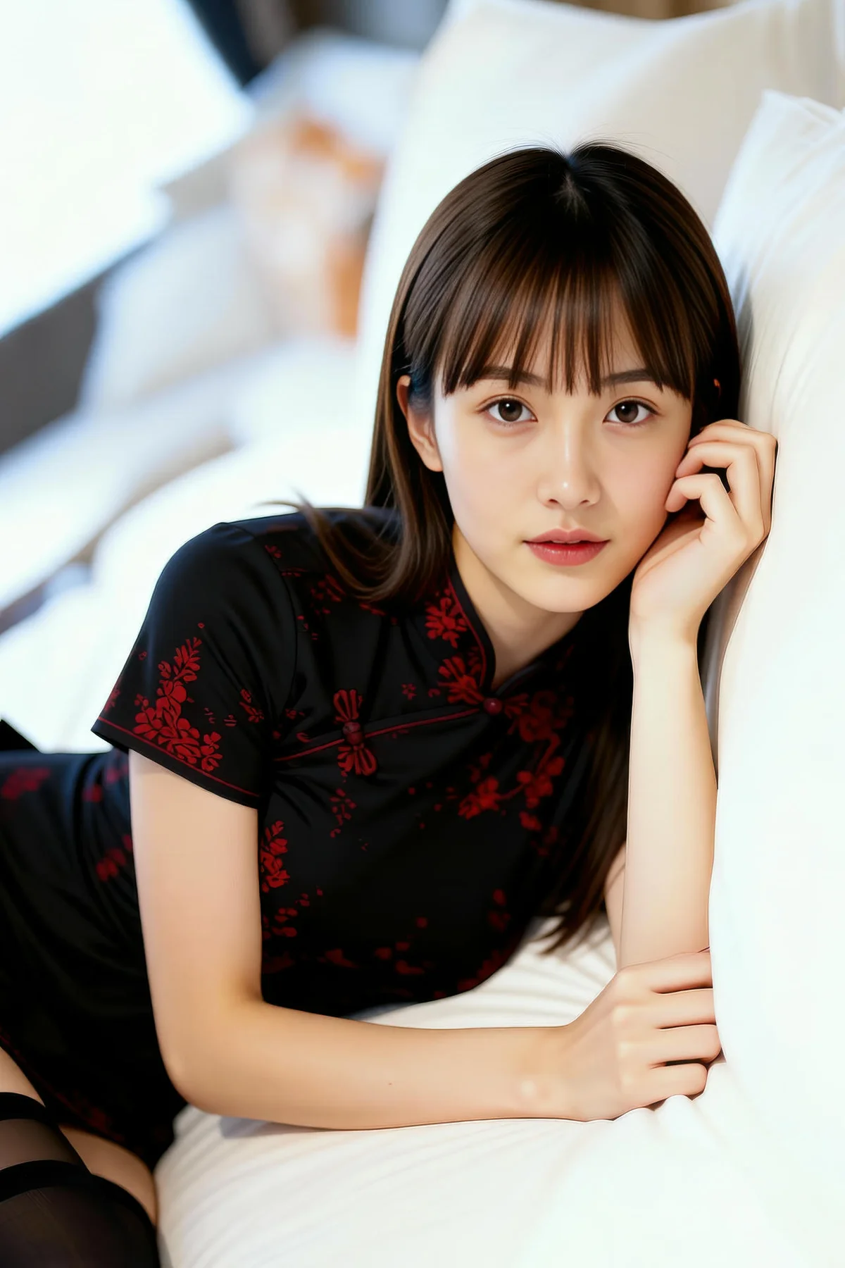 AIG  No.246 婉婉旗袍黑丝写真 - 4