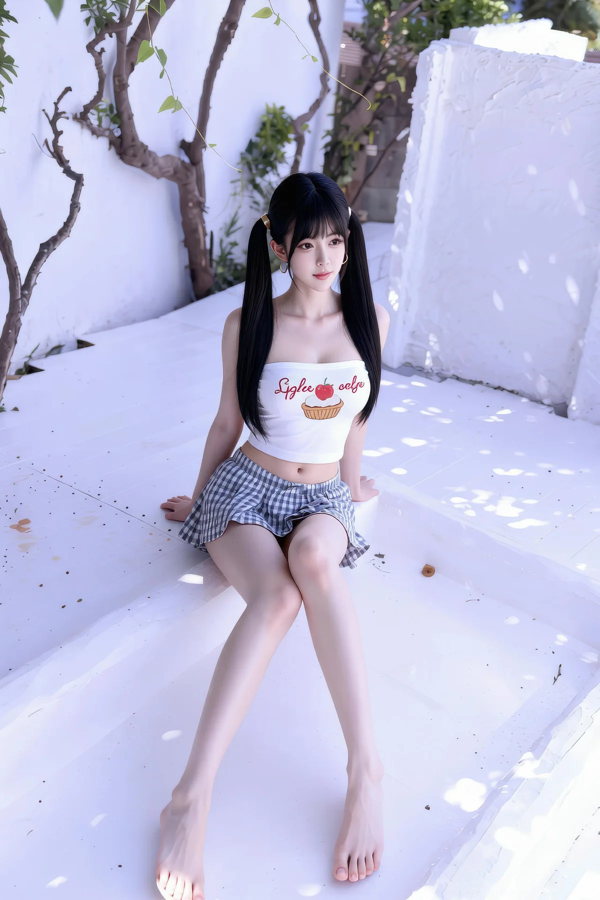 AIG  No.251 柚柚sasa短裙抹胸萝莉 - 8