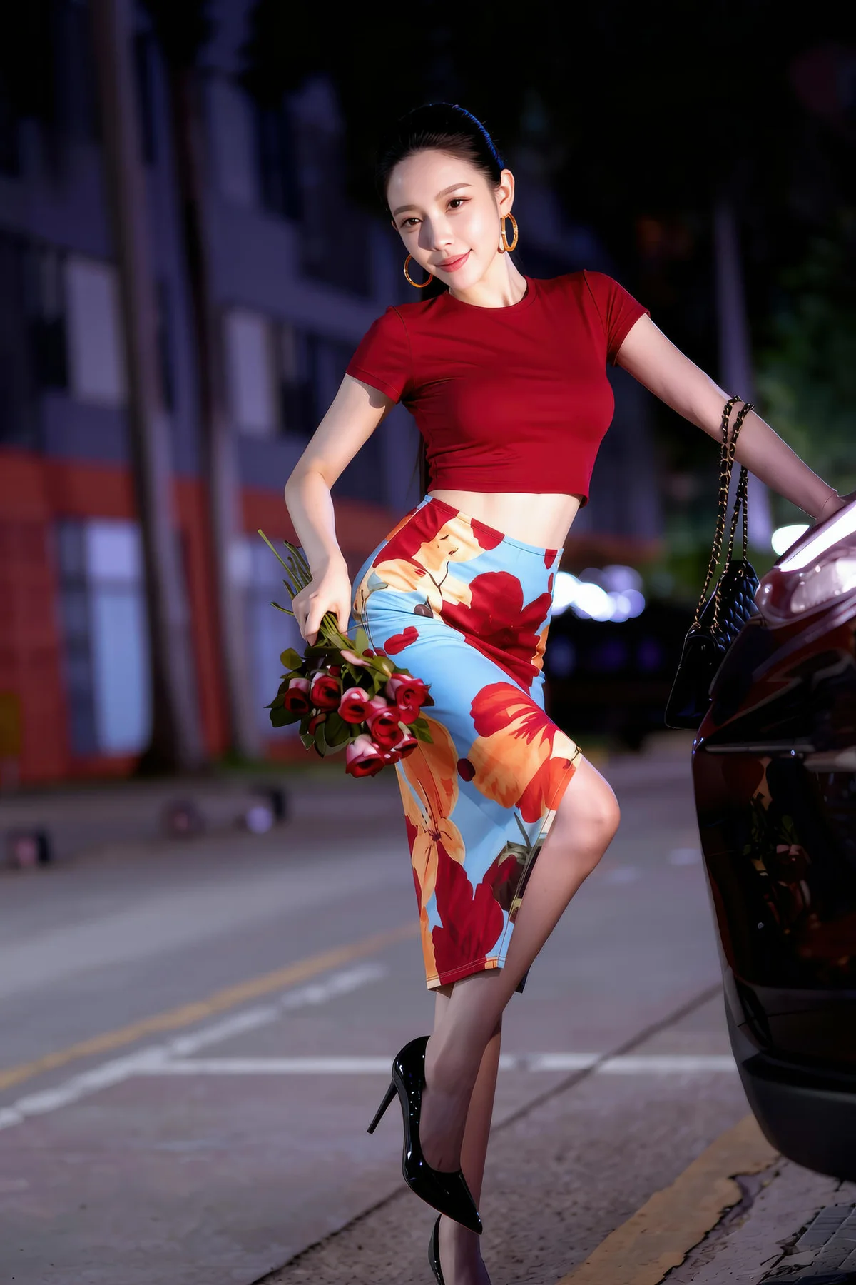 AIG  No.256 婉婉兔毛性感短裙 - 8