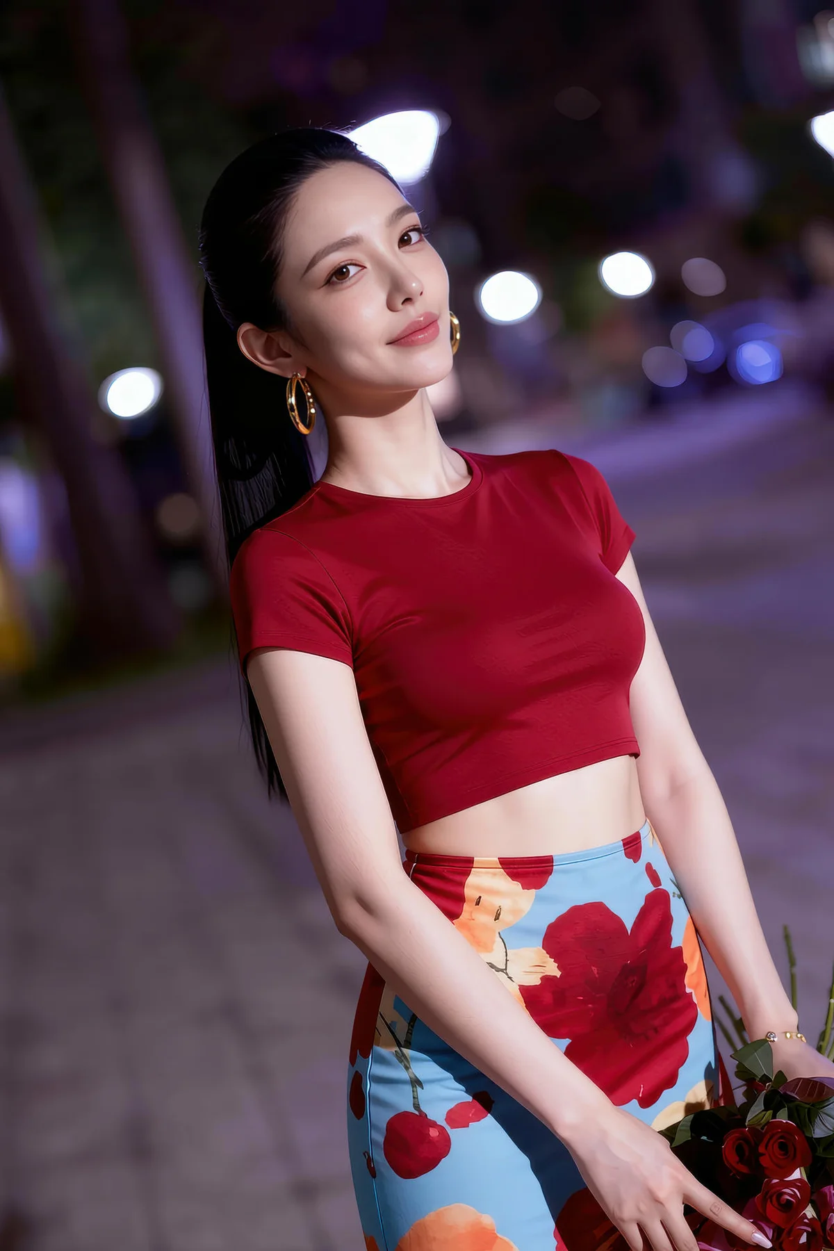 AIG  No.256 婉婉兔毛性感短裙 - 4