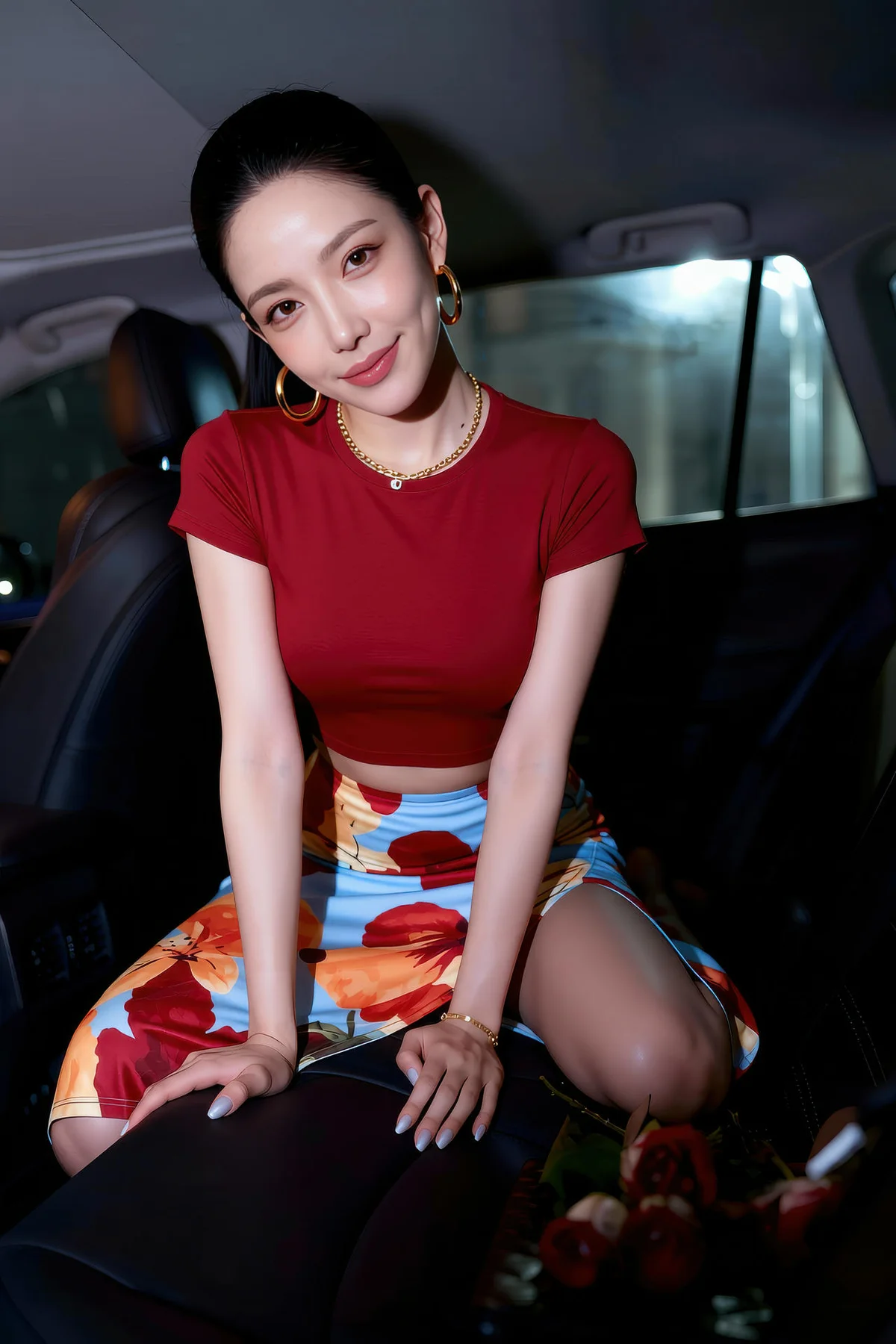 AIG  No.256 婉婉兔毛性感短裙 - 5