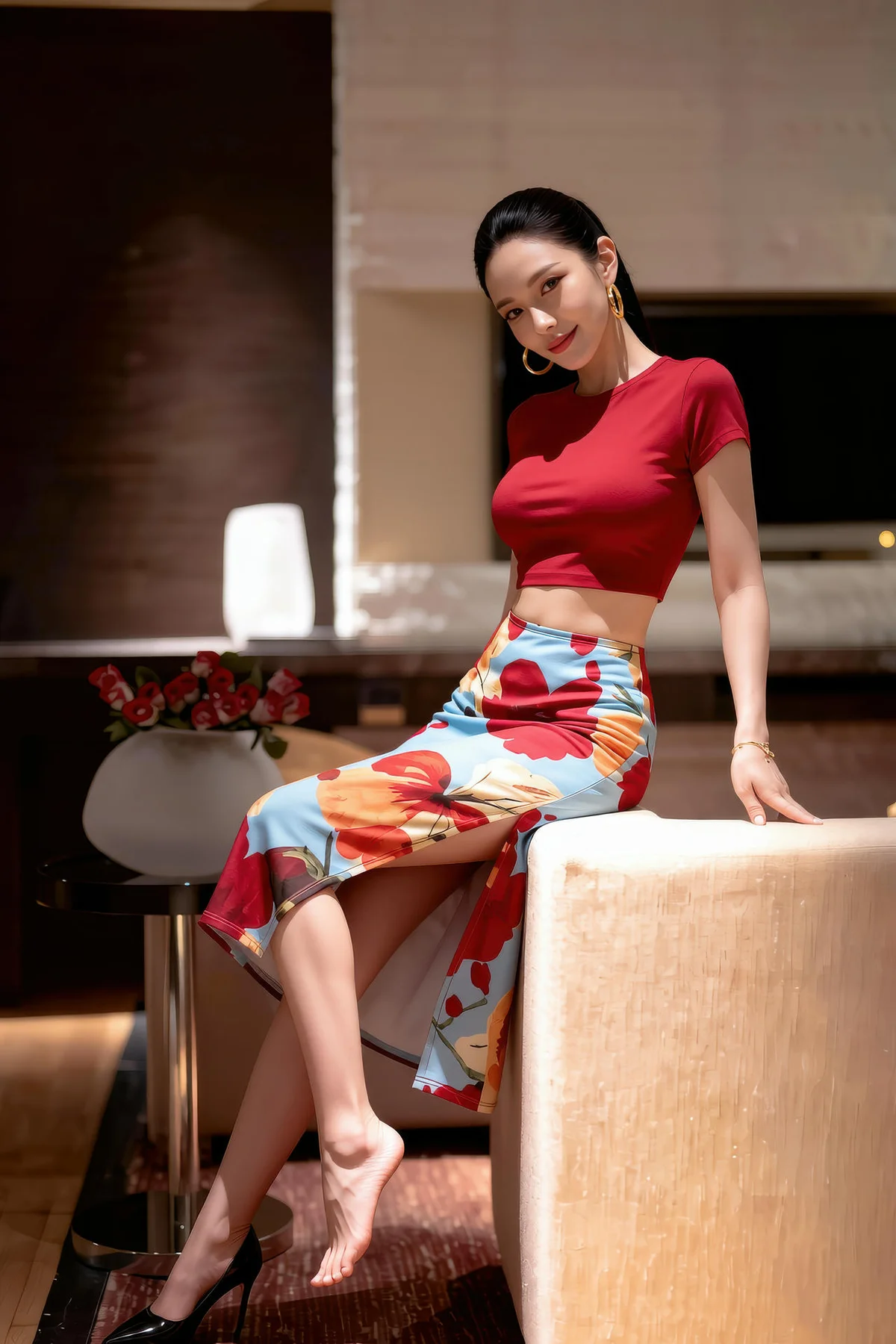 AIG  No.256 婉婉兔毛性感短裙 - 10