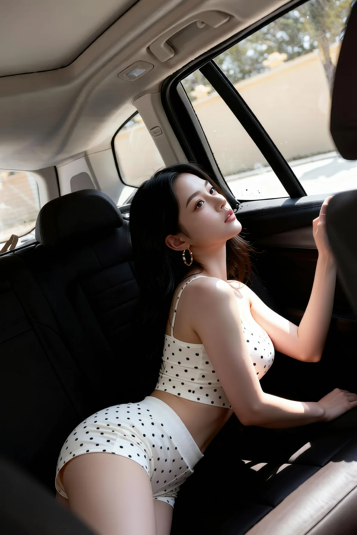 AIG  No.261 乐瑶圆点短裙套装 - 4