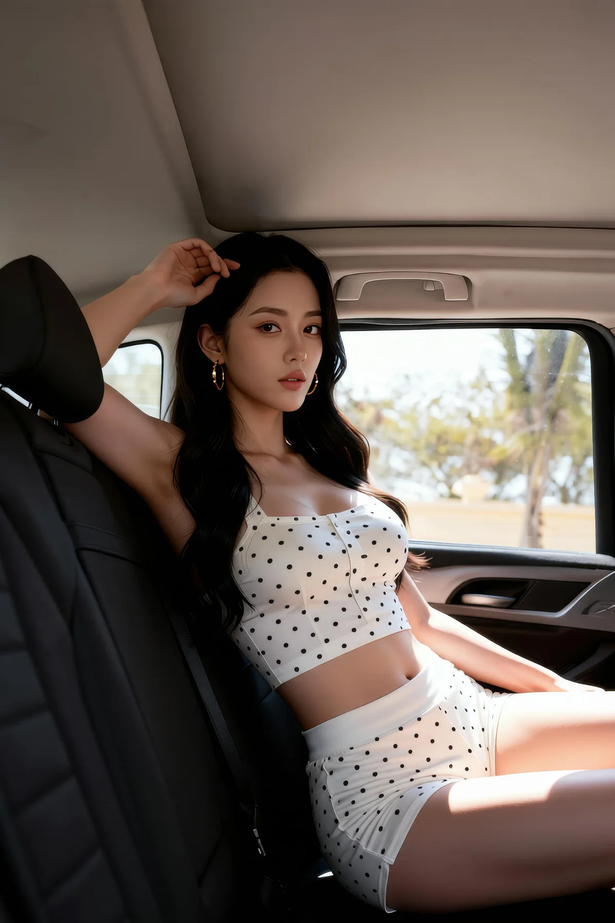 AIG  No.261 乐瑶圆点短裙套装 - 6