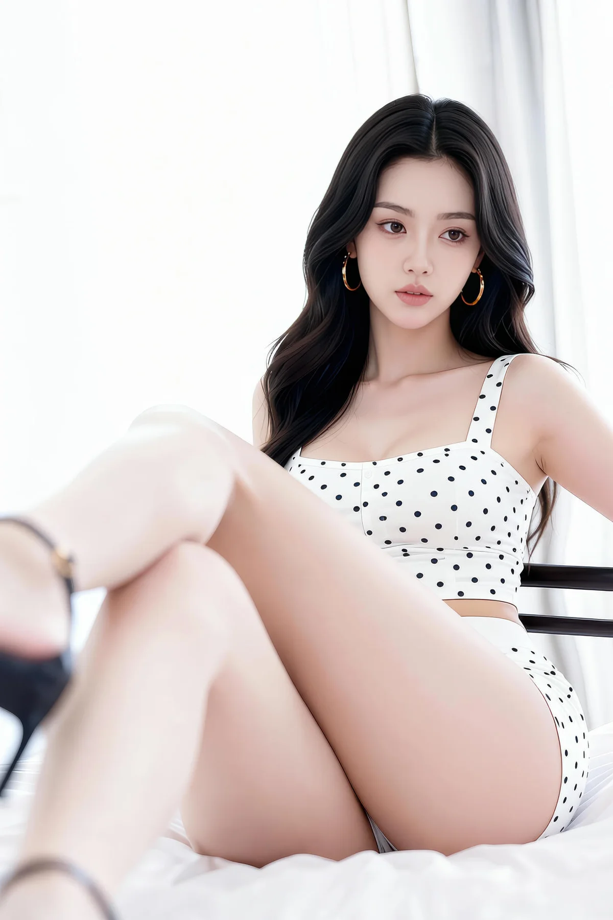 AIG  No.261 乐瑶圆点短裙套装 - 10