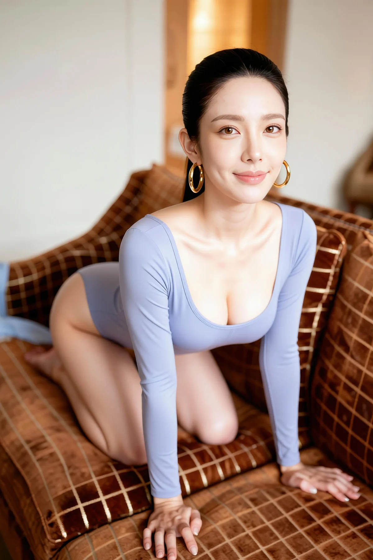 AIG  No.262 米妹紫色连体衣 - 1