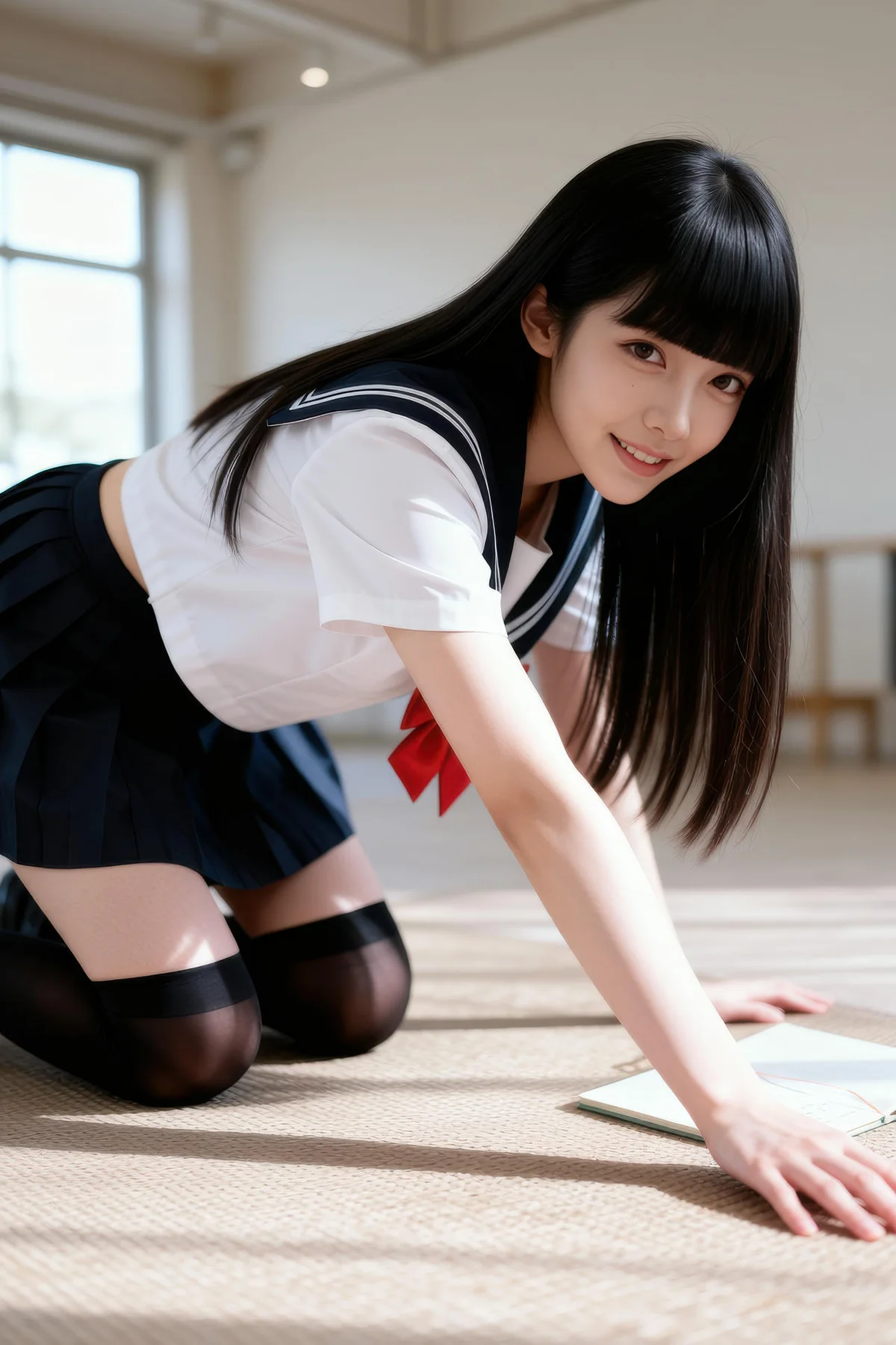 AIG  No.270 九歌jk制服少女装扮 - 9