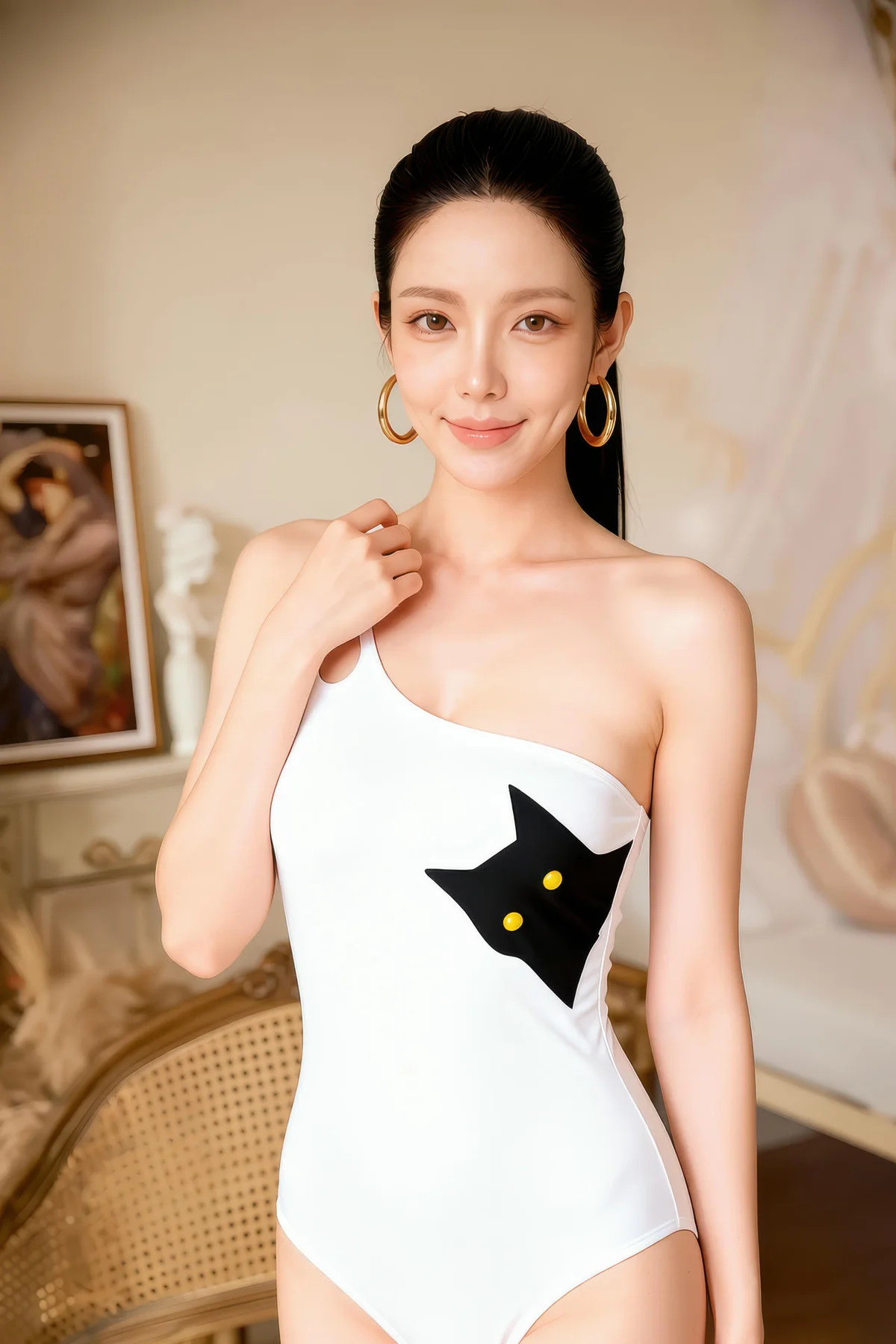 AIG  No.280 米妹白色连体衣 - 10