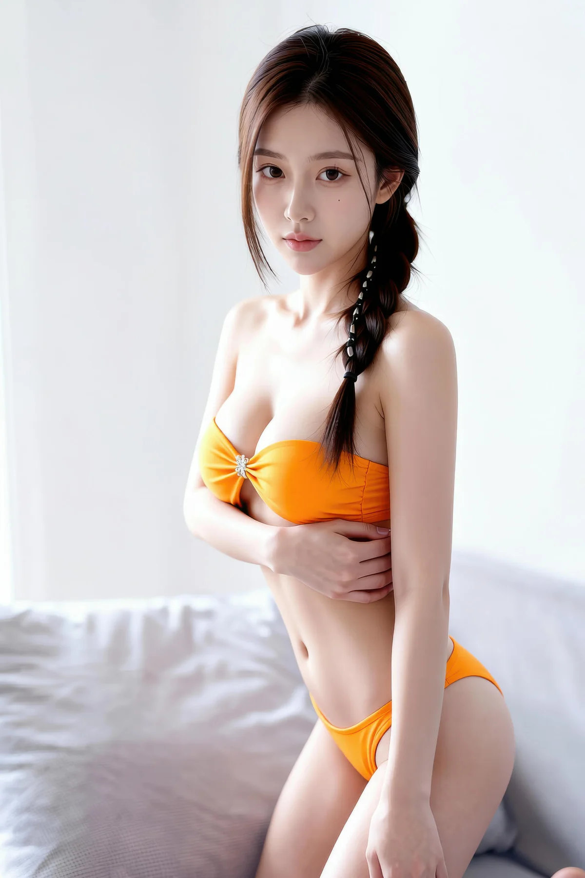 AIG  No.281 熙蕾学姐黄色泳衣泳池 - 10