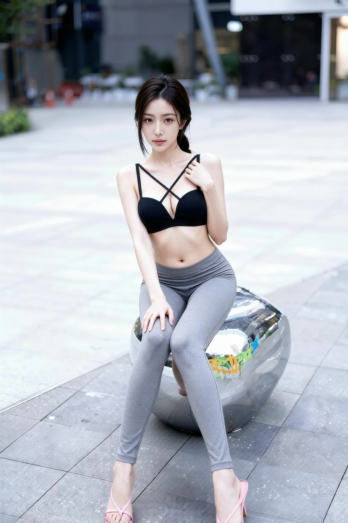 AIG  No.296 熙蕾学姐运动背心写真 - 1