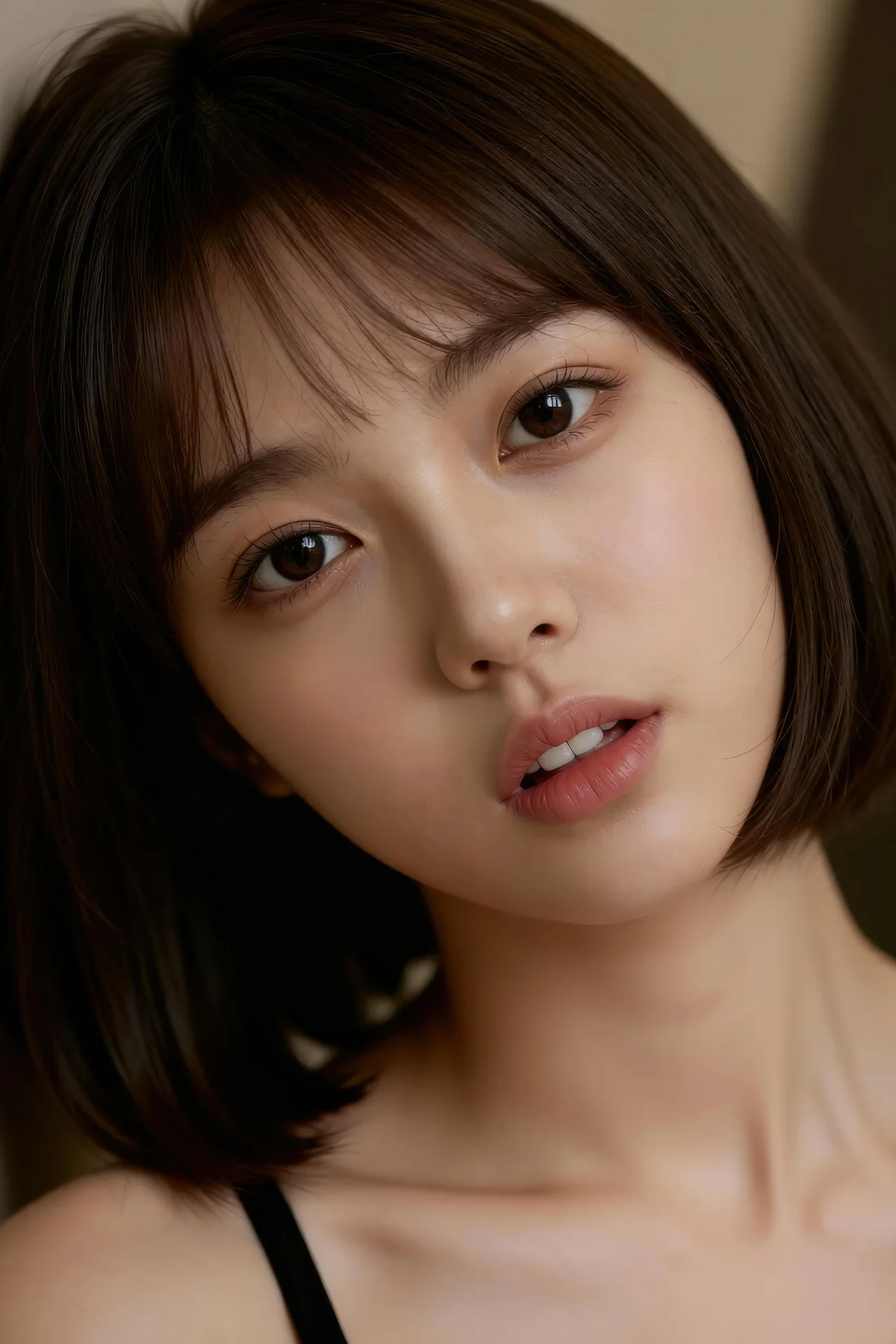 AIG  No.302 小乔黑色内衣蕾丝内裤 - 1