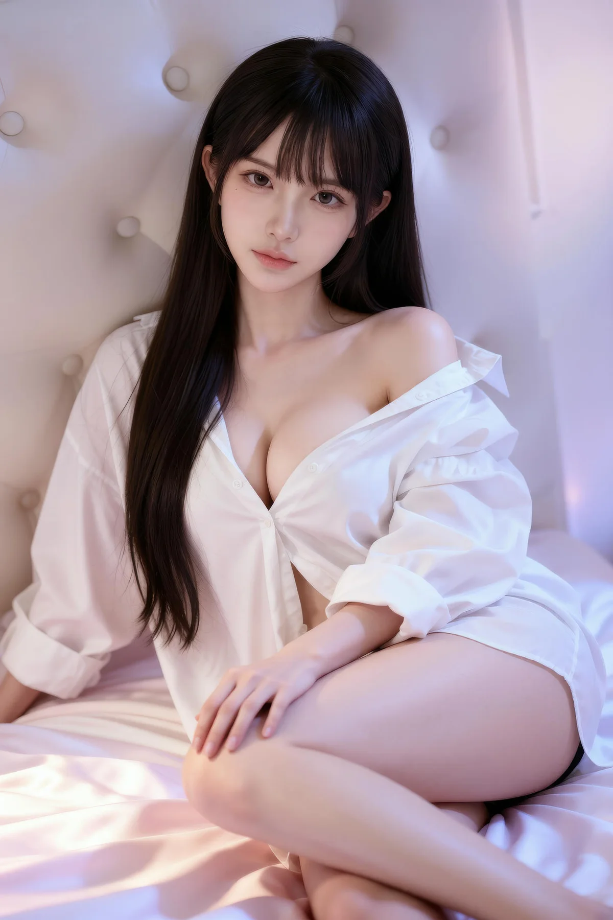 AIG  No.305 芭喜mila爆乳白衬衫玉背 - 8